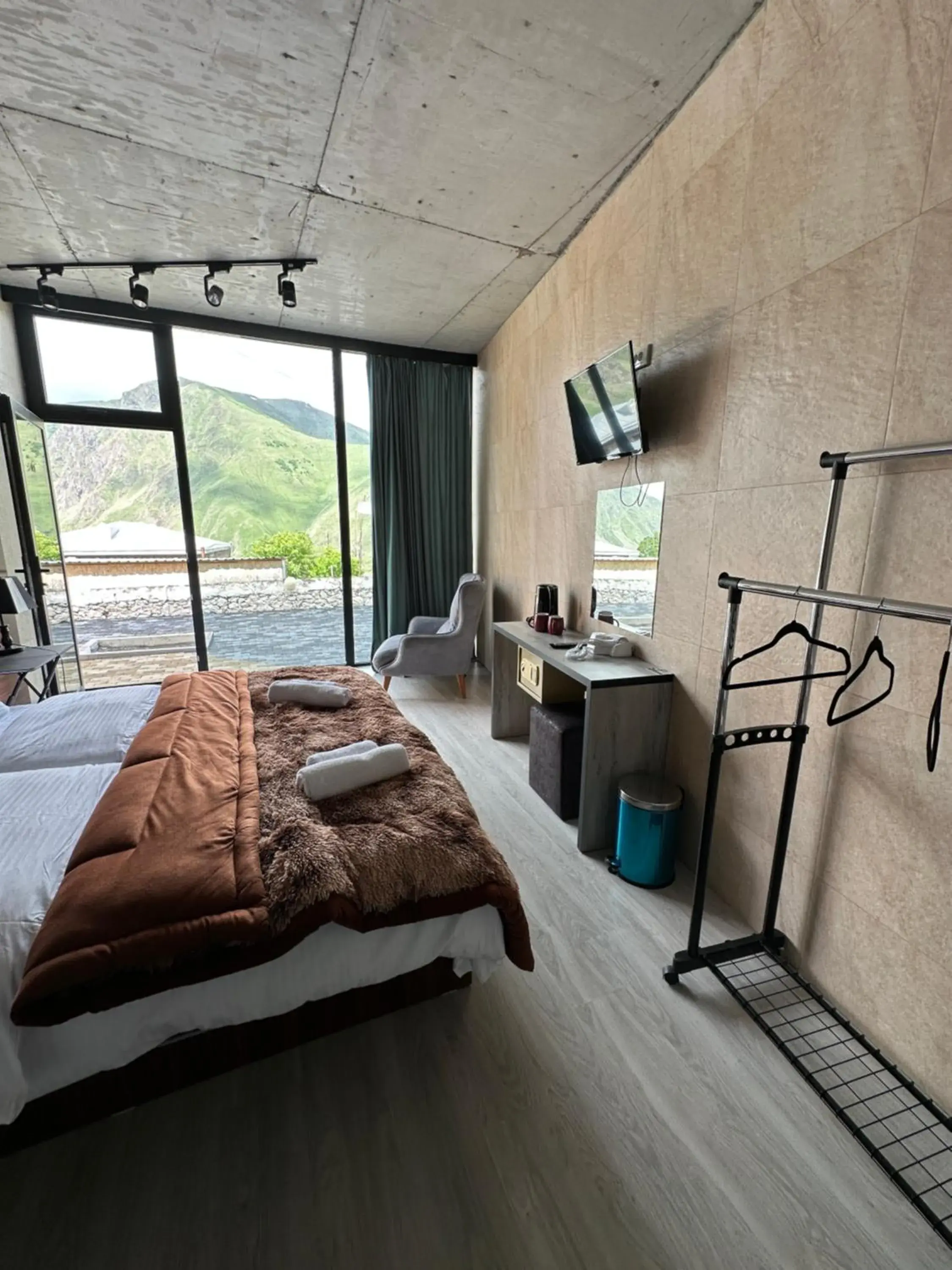 Standard Twin Room with Shared Bathroom in Hotel NOA Kazbegi Standard Twin Room with Shared Bathroom in Hotel NOA Kazbegi