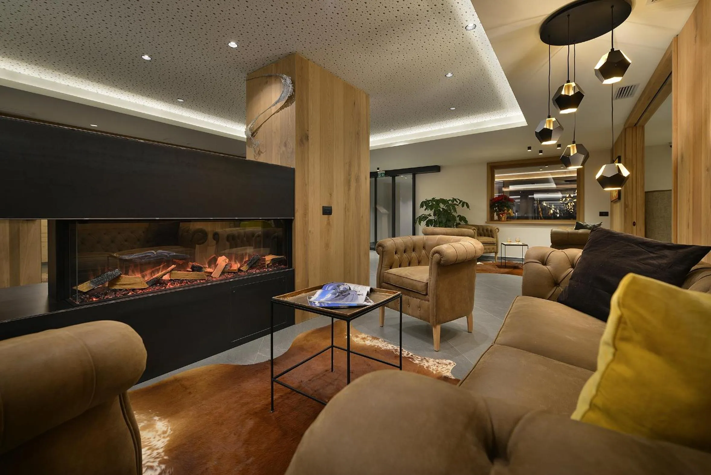 Lobby or reception in Hotel Bucaneve