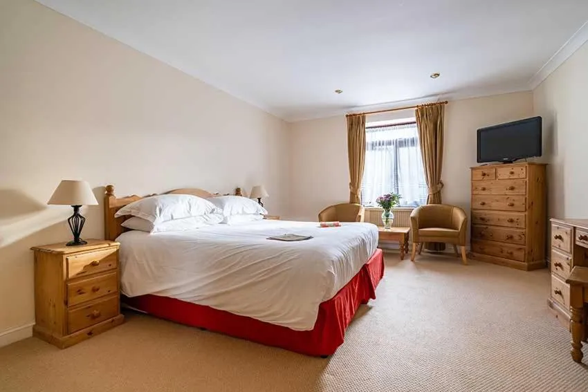 Bedroom, Bed in Budock Vean Hotel and Spa