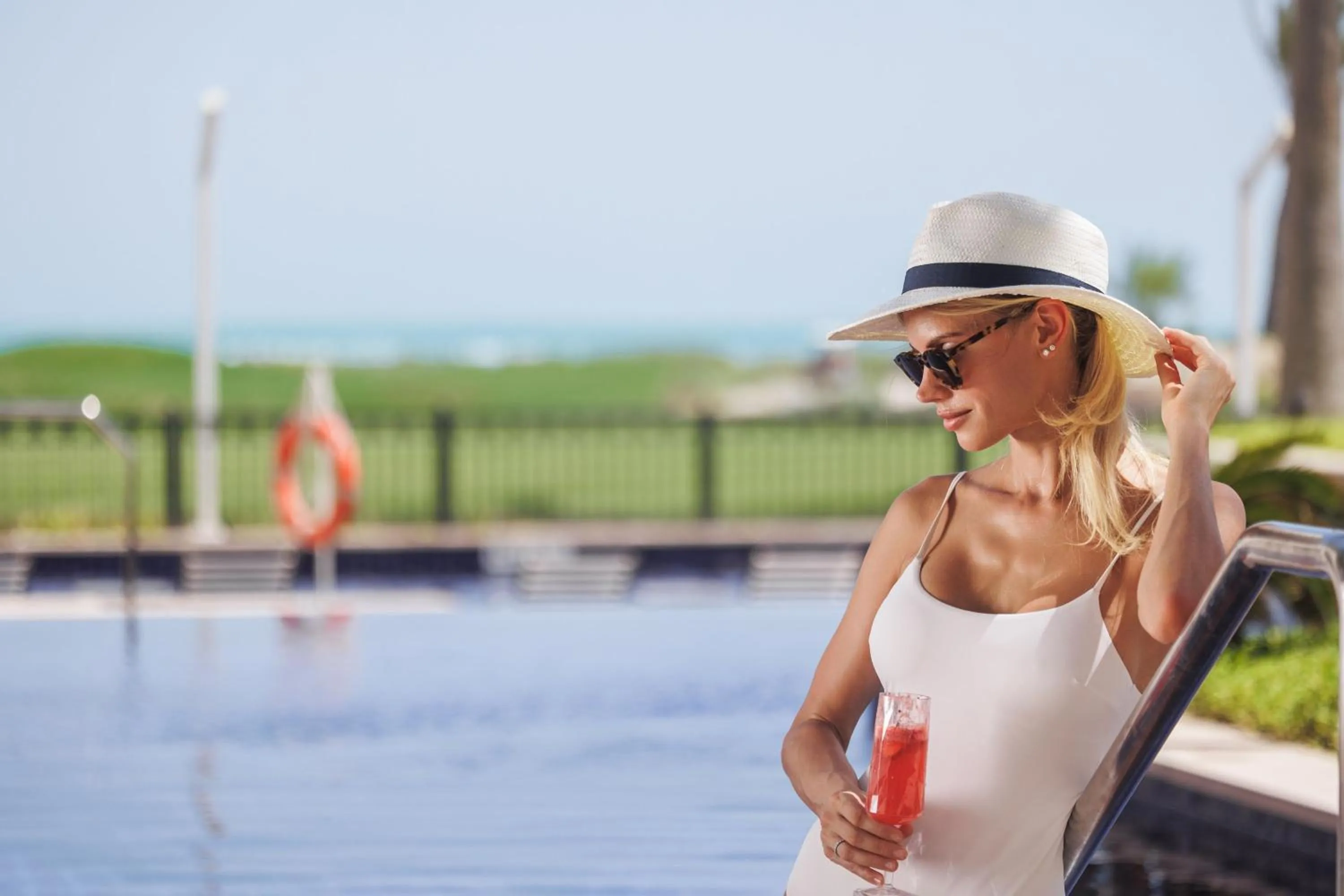 Swimming pool in The St. Regis Saadiyat Island Resort, Abu Dhabi