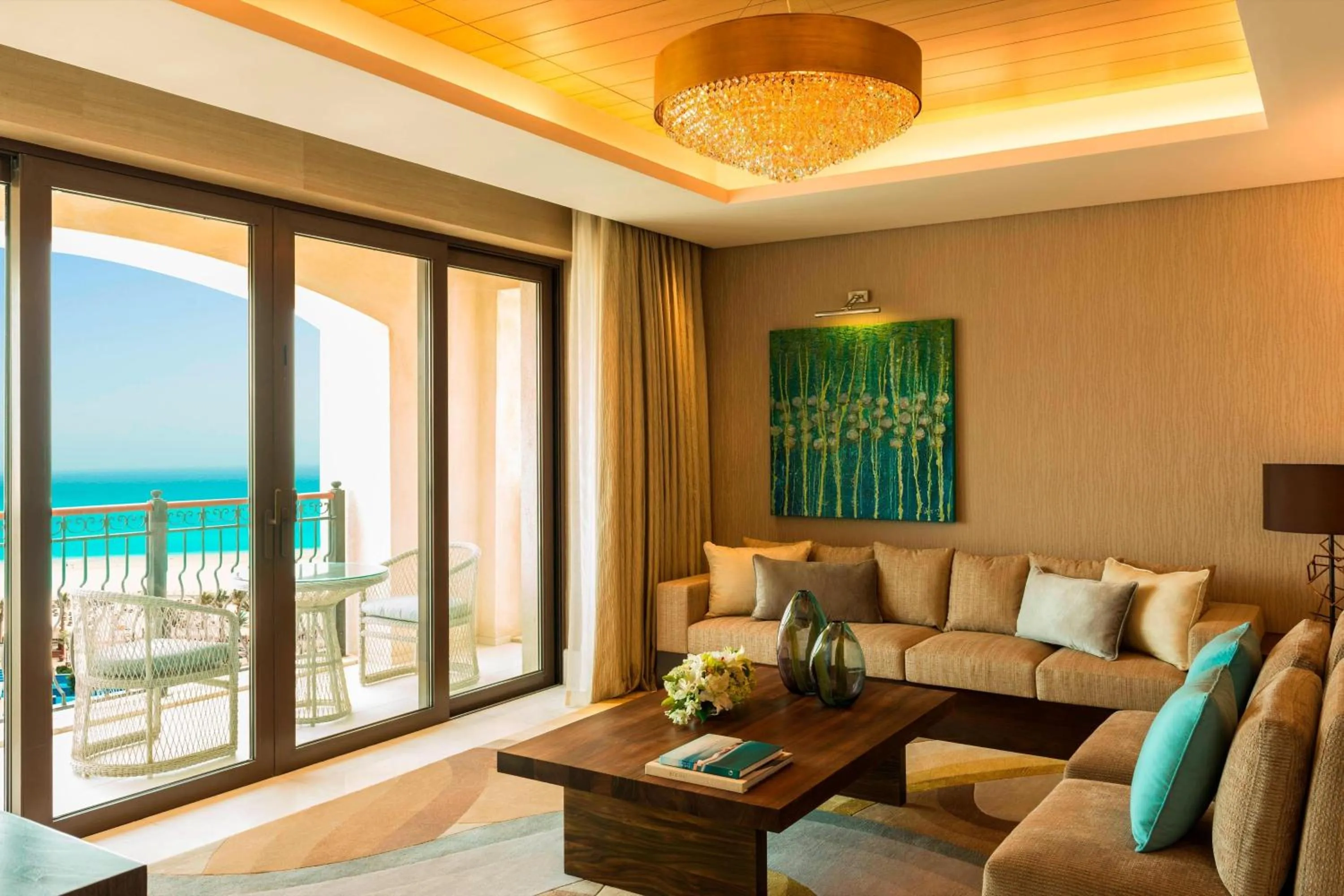 Living room in The St. Regis Saadiyat Island Resort, Abu Dhabi