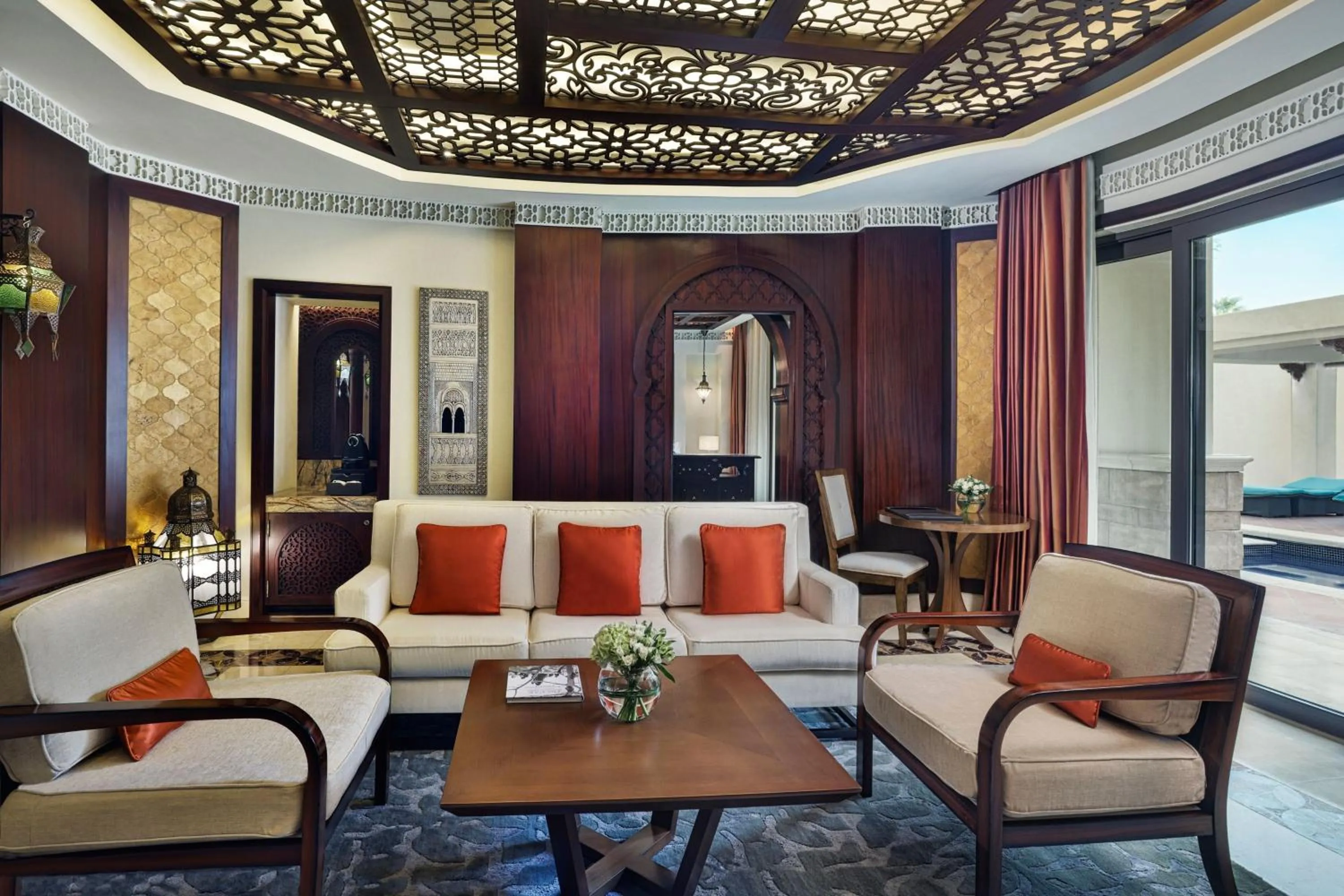 Living room in The St. Regis Saadiyat Island Resort, Abu Dhabi