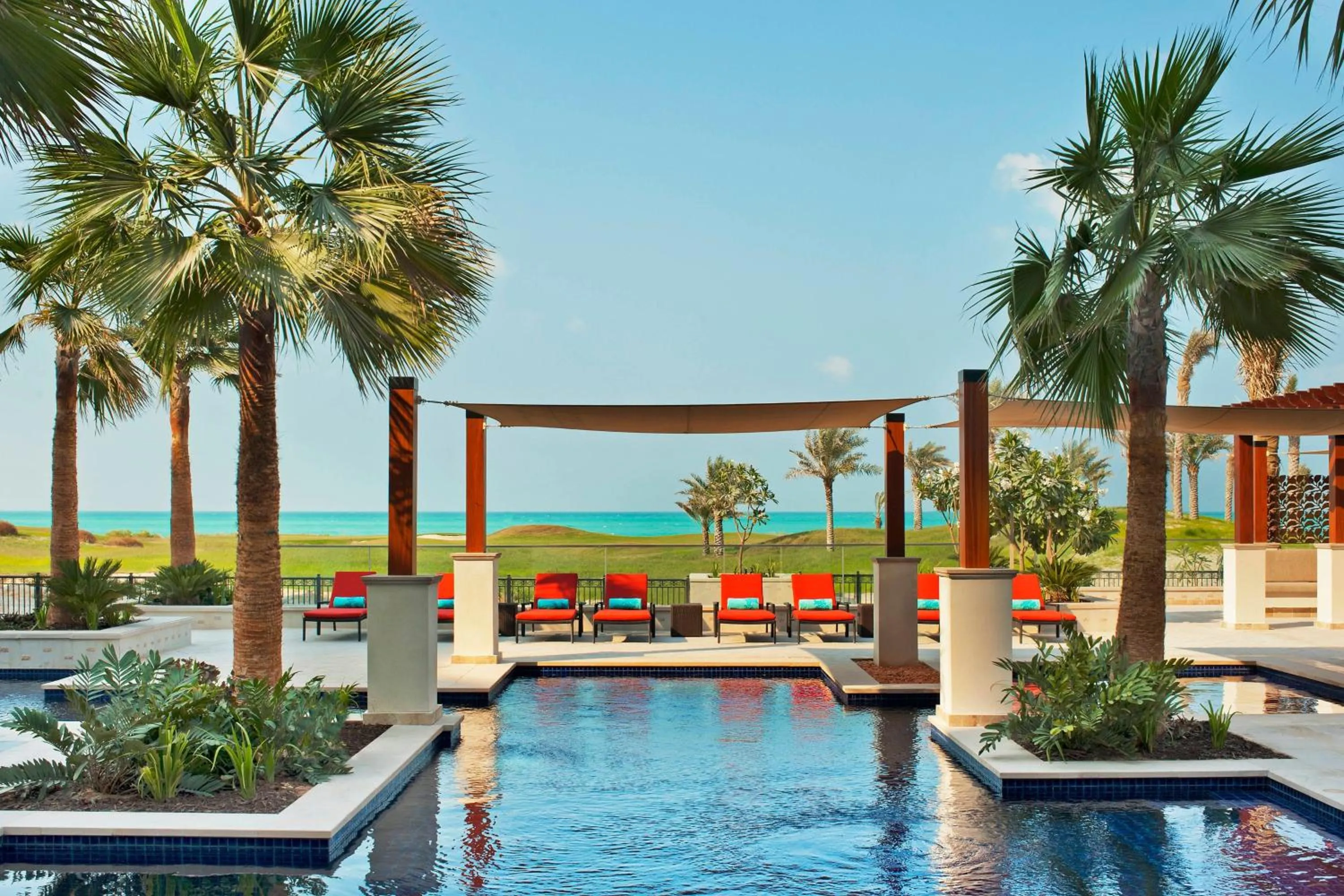 Swimming pool in The St. Regis Saadiyat Island Resort, Abu Dhabi