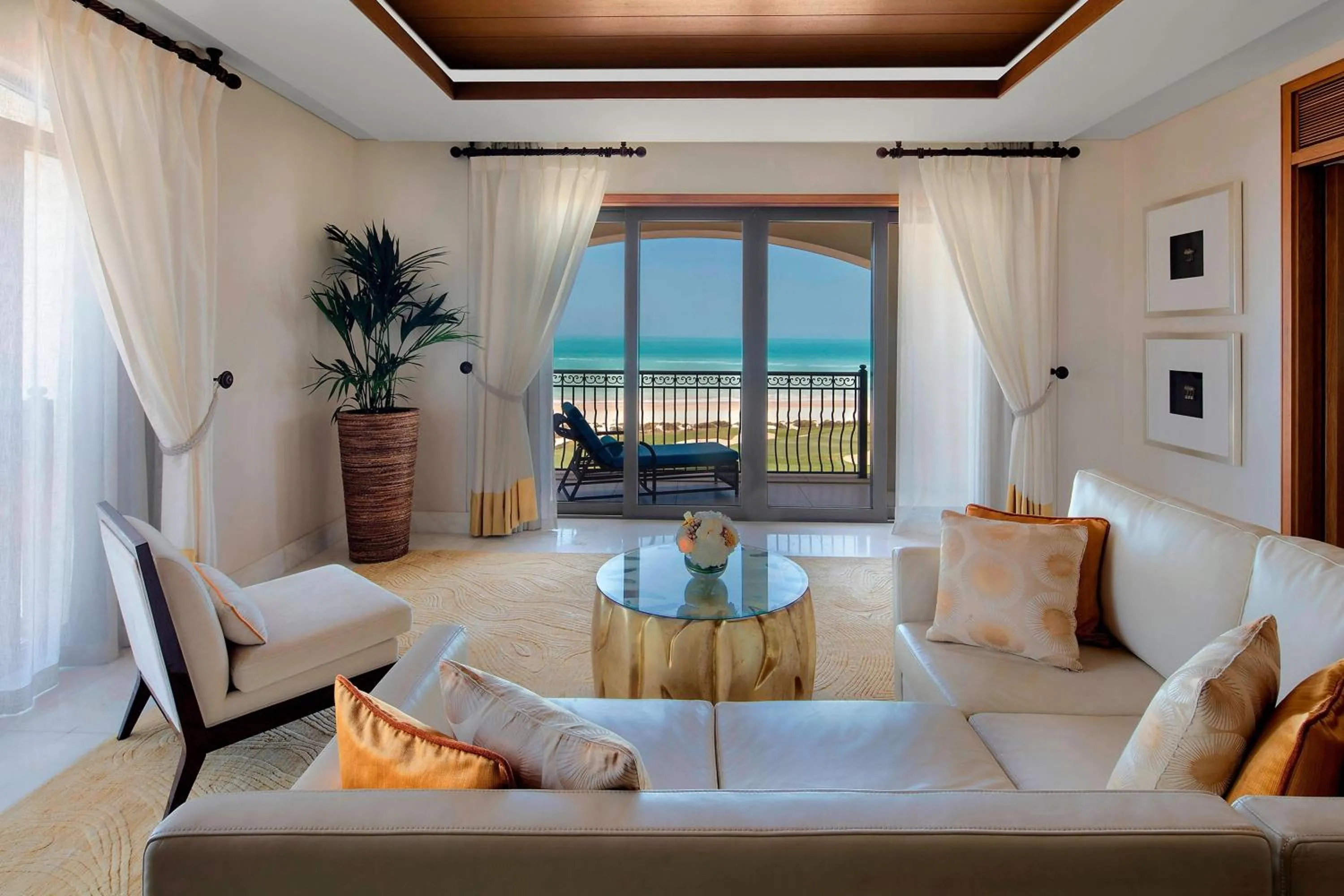 Living room in The St. Regis Saadiyat Island Resort, Abu Dhabi