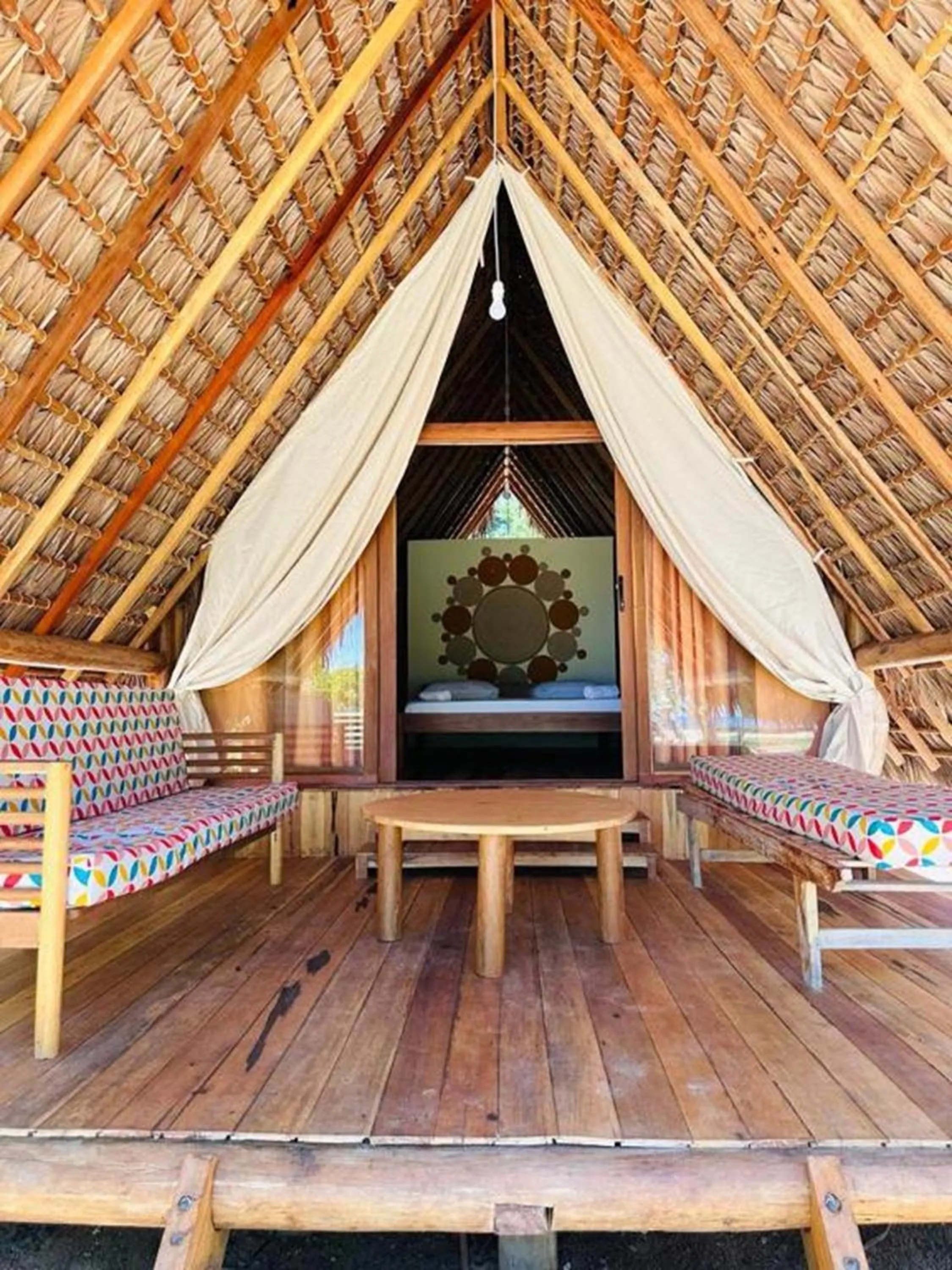 Patio in Emeraude Lodge