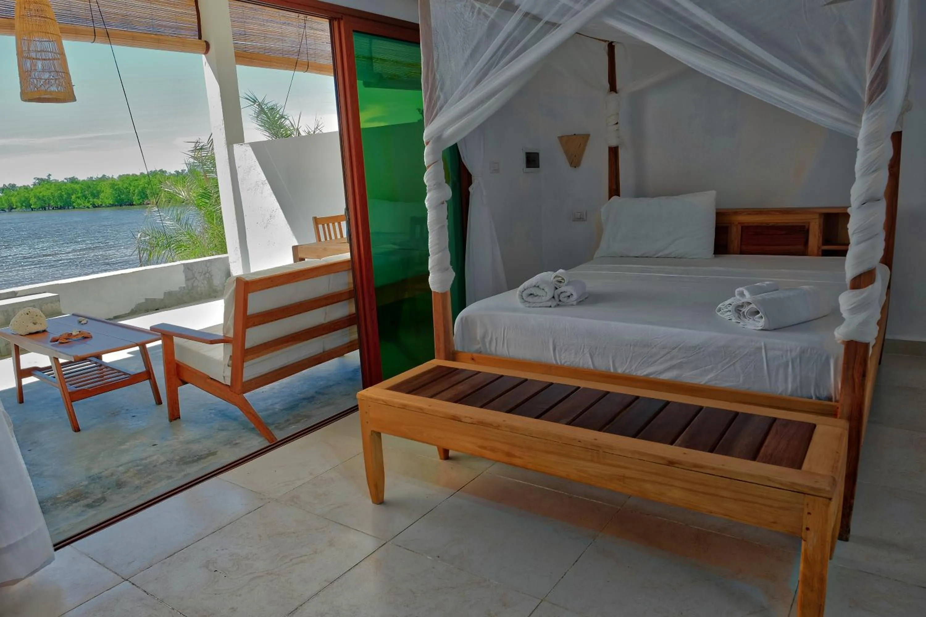 Bed in Emeraude Lodge