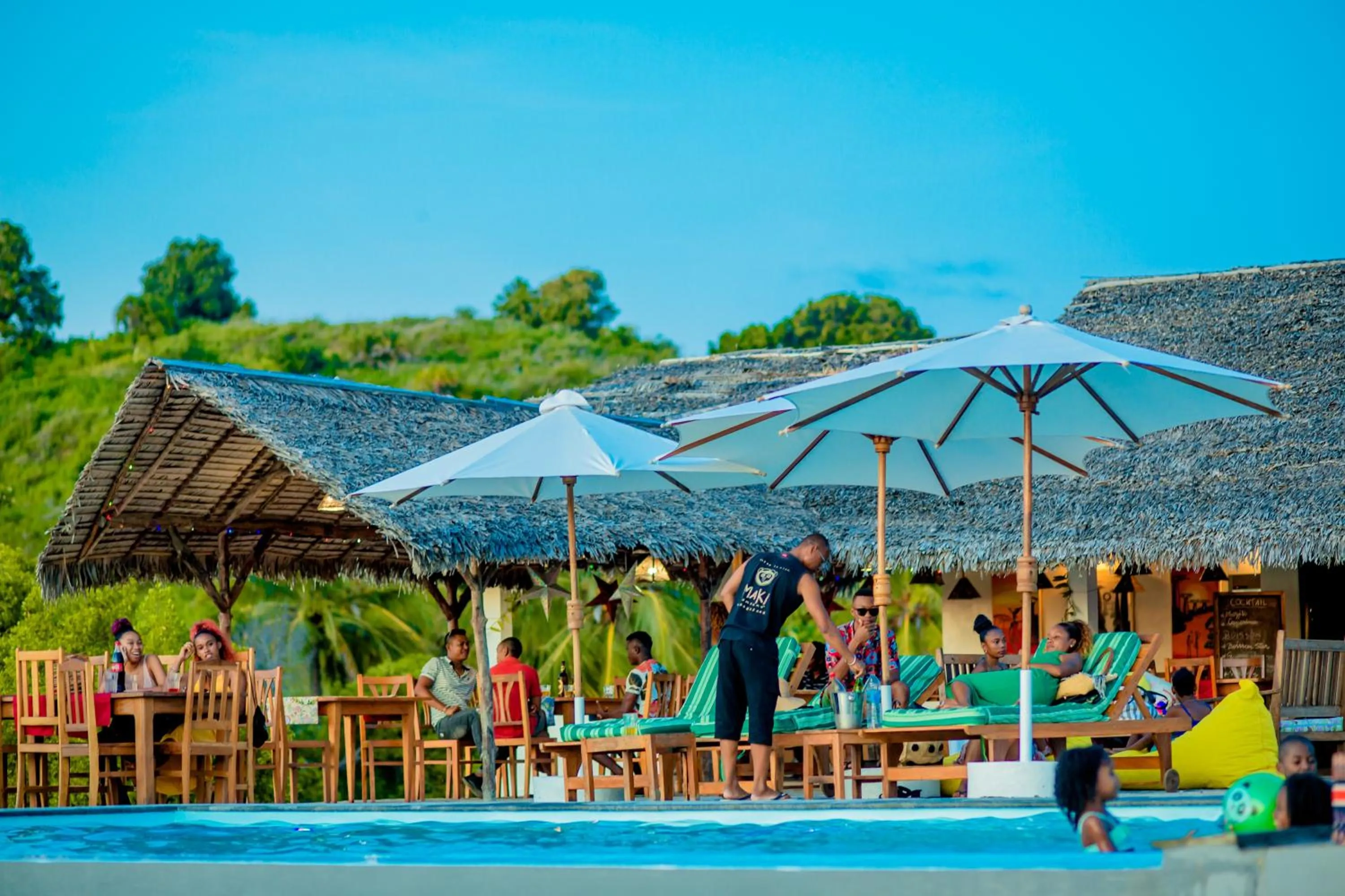 Swimming pool in Emeraude Lodge