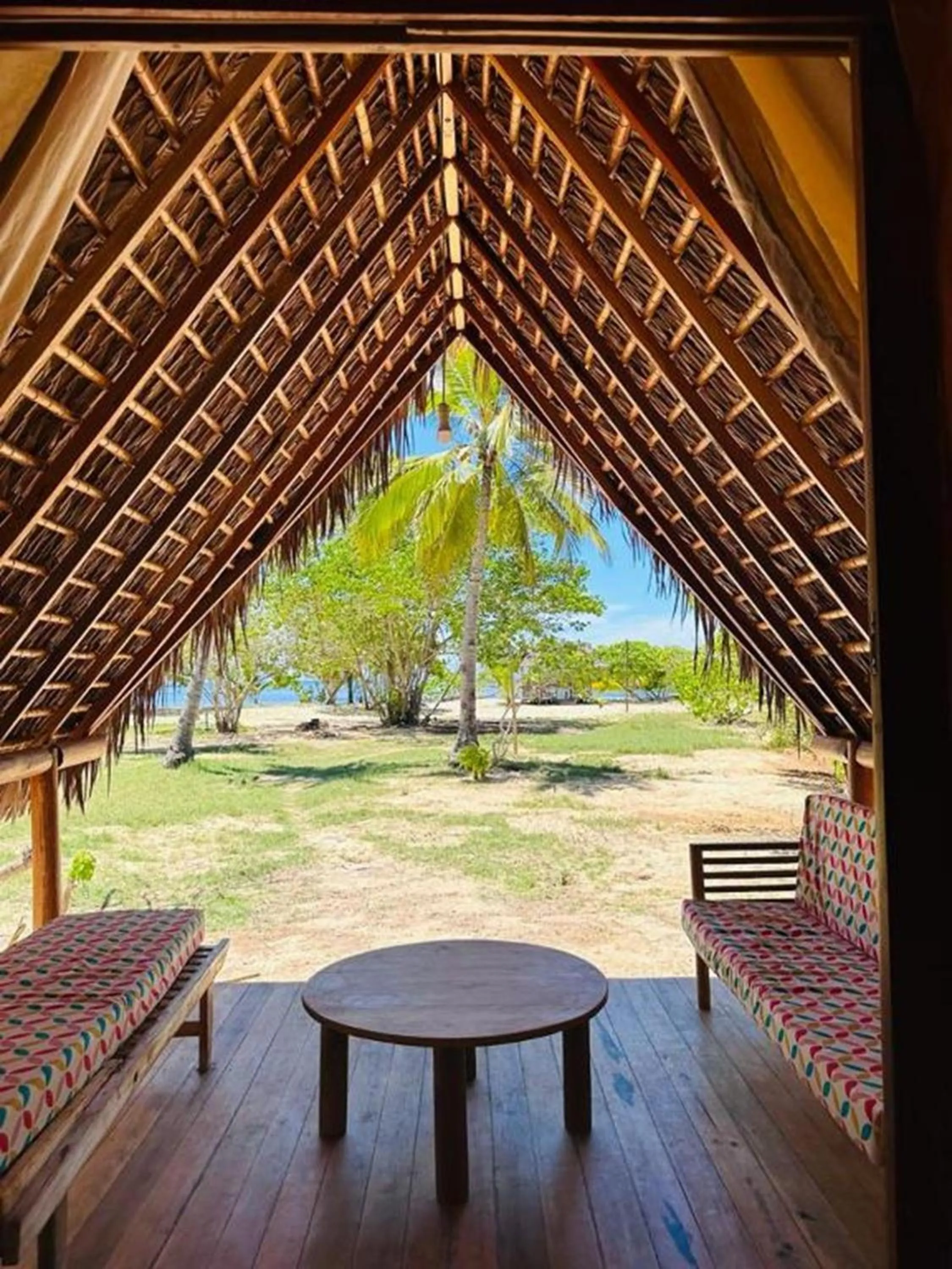 Patio in Emeraude Lodge