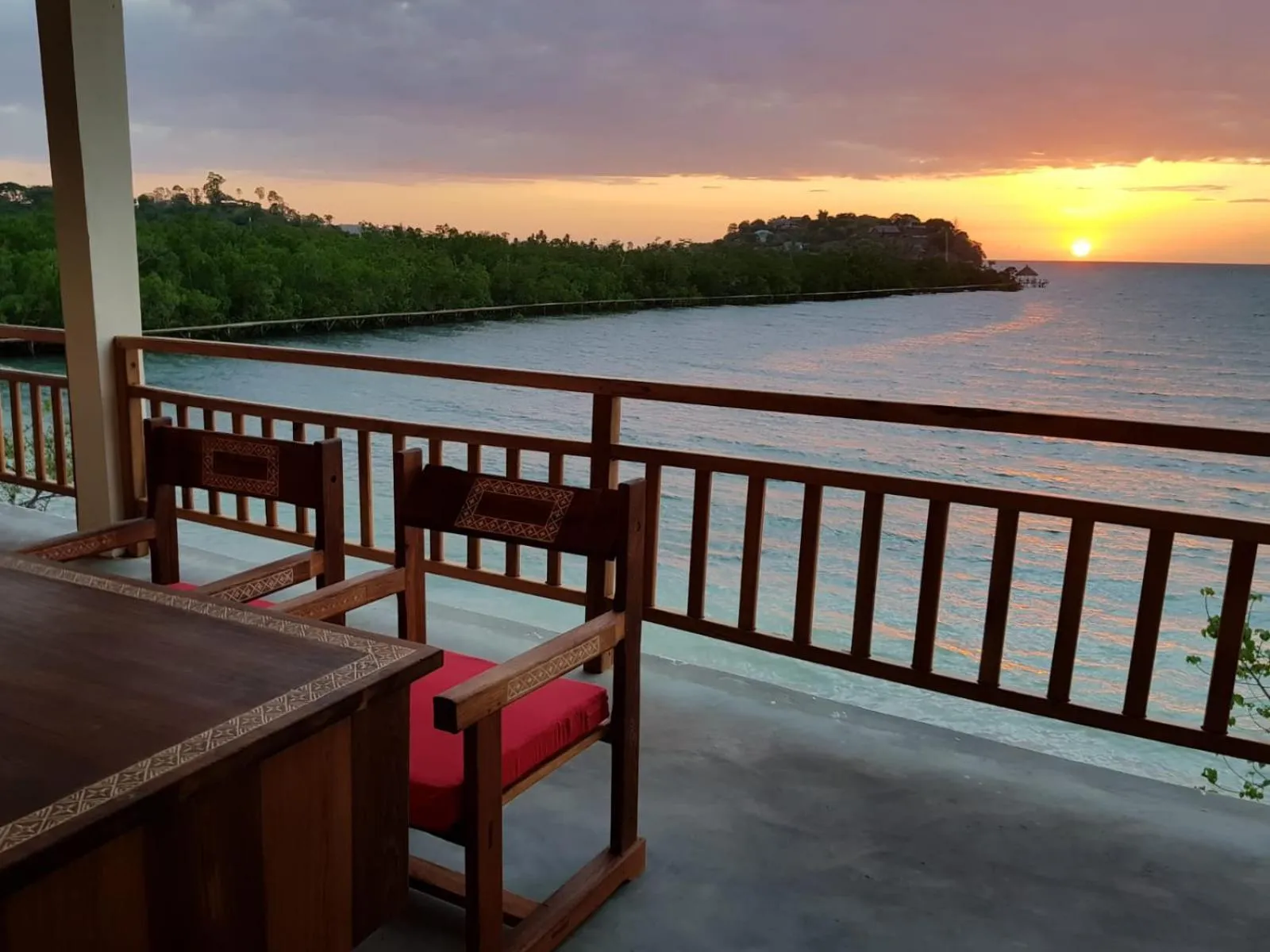 Sea view in Emeraude Lodge