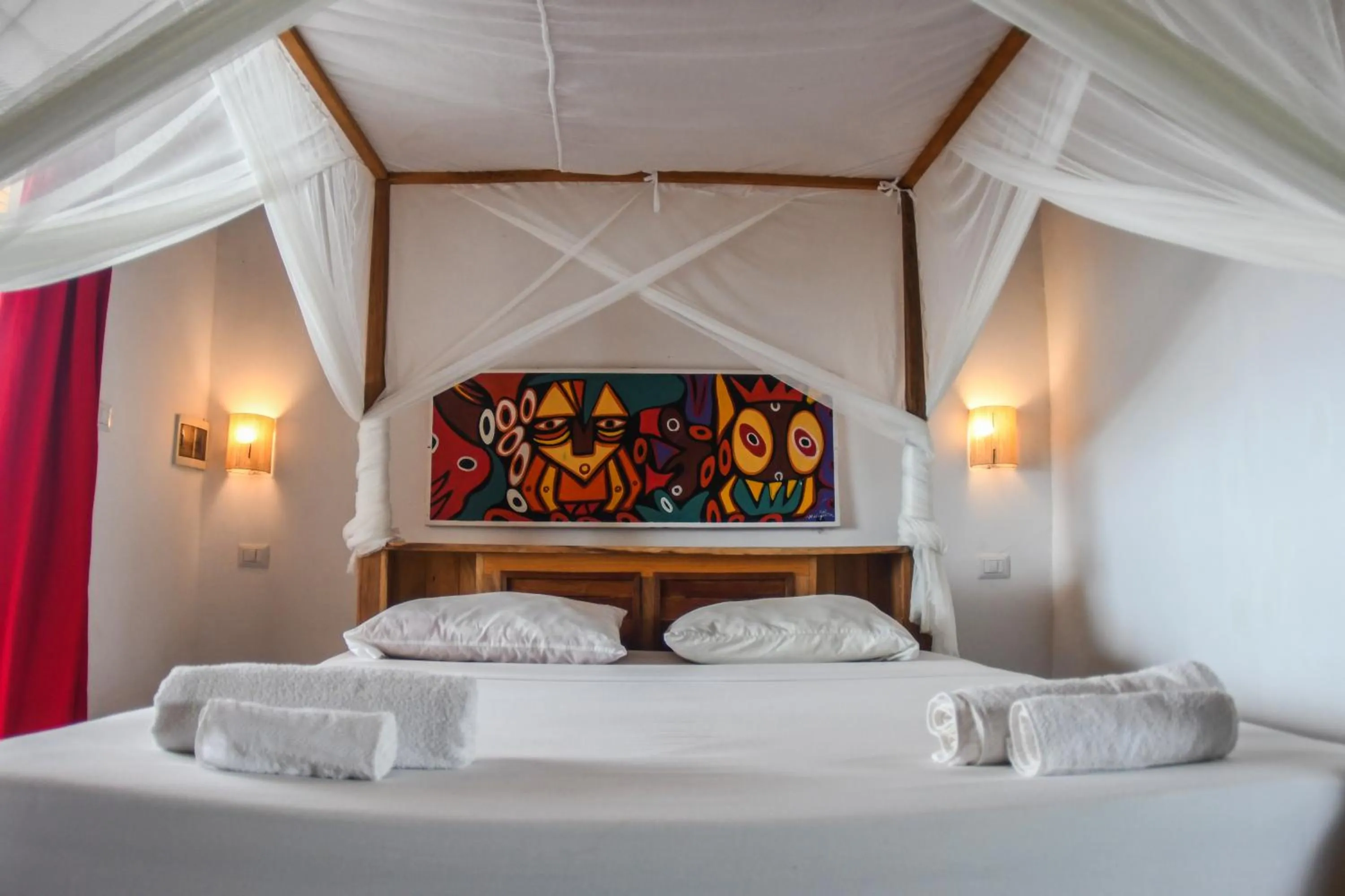 Bed in Emeraude Lodge