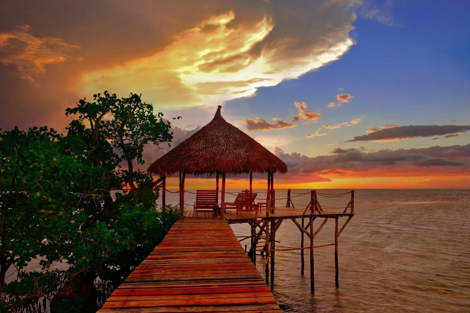 Natural landscape in Emeraude Lodge