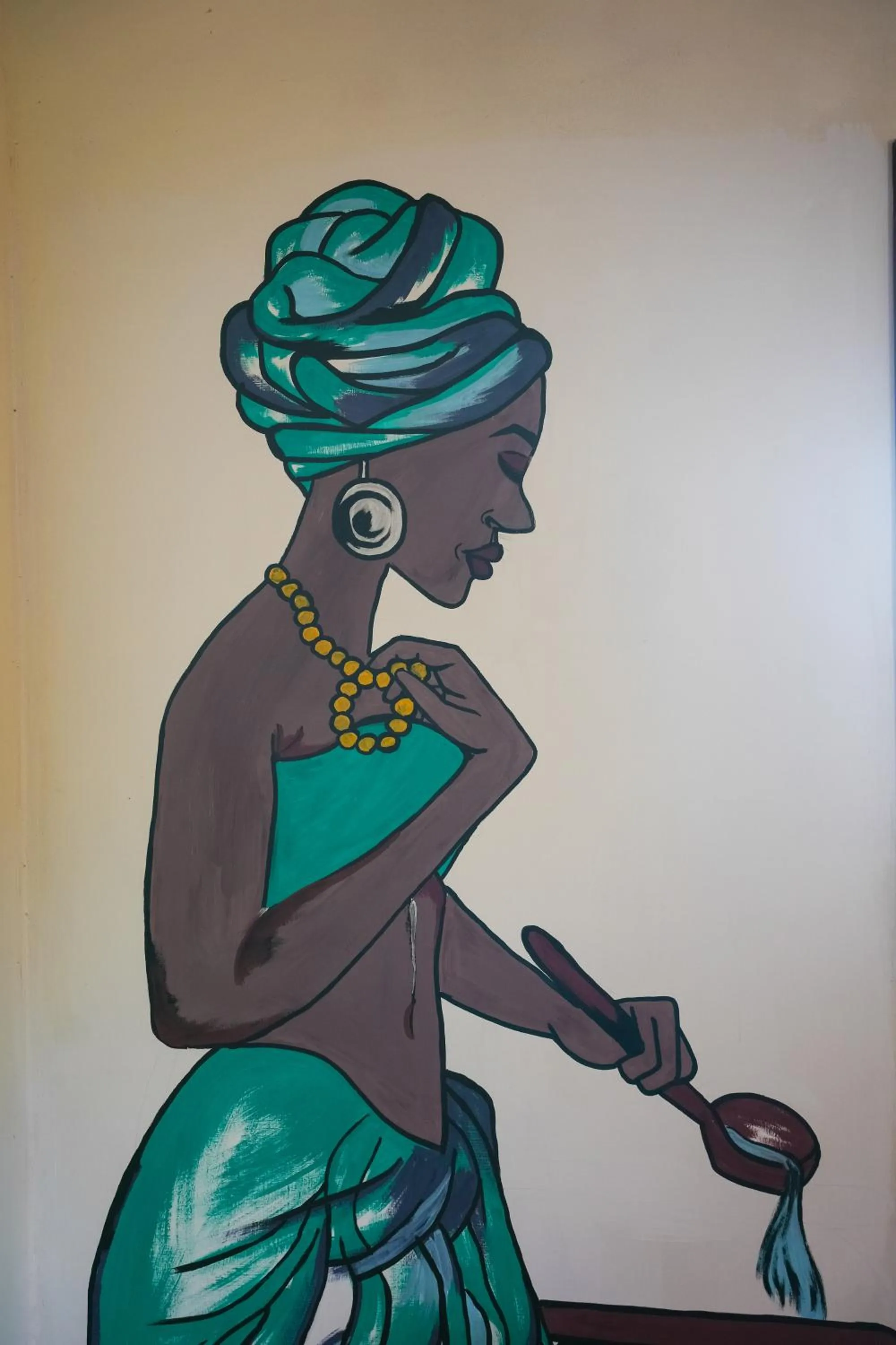 Decorative detail in Emeraude Lodge