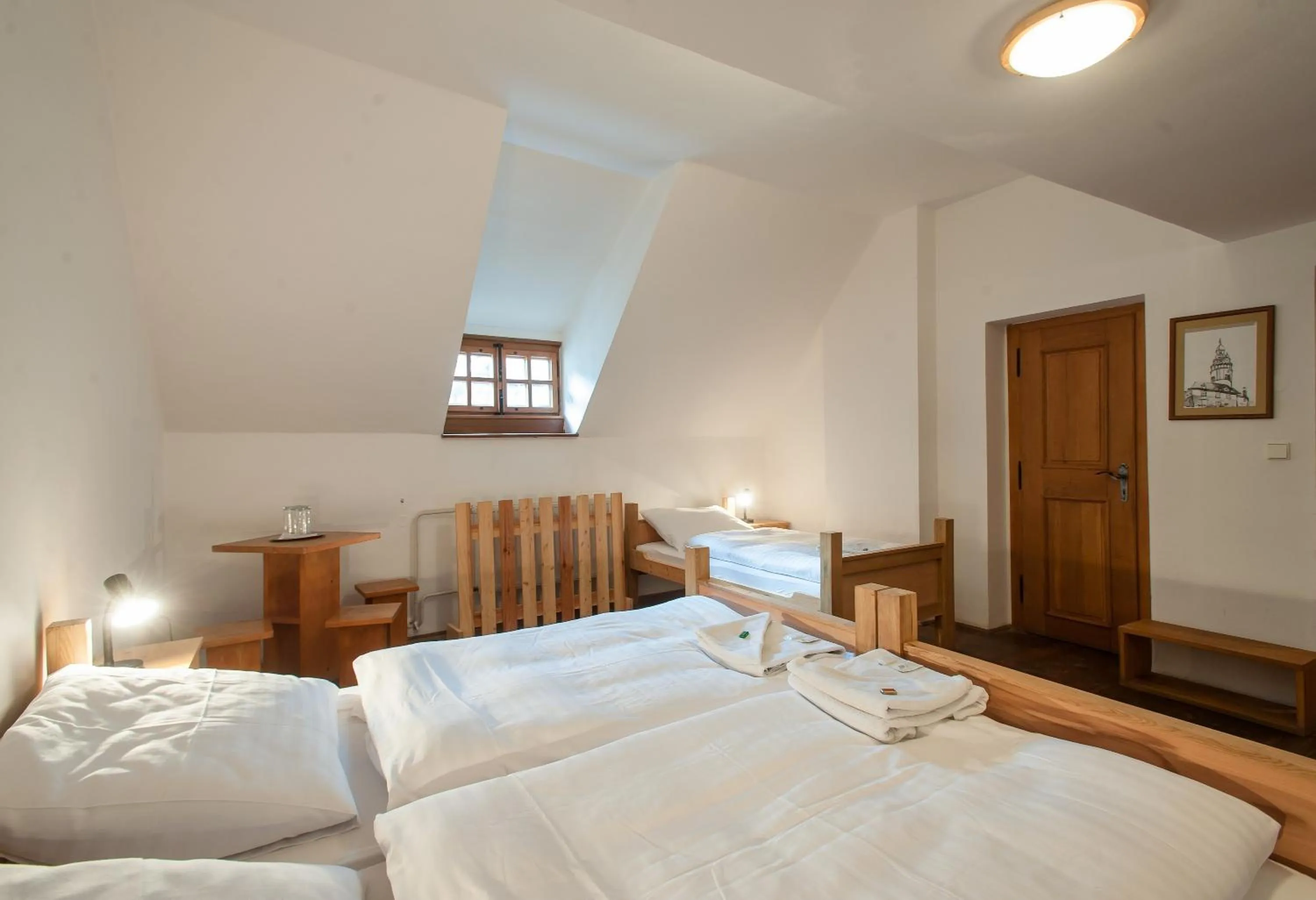 Bed in Hotel U Malého Vitka