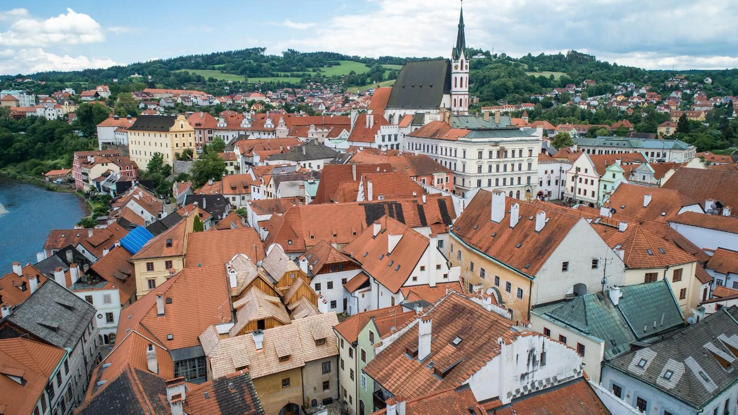 Bird's eye view in Hotel U Malého Vitka