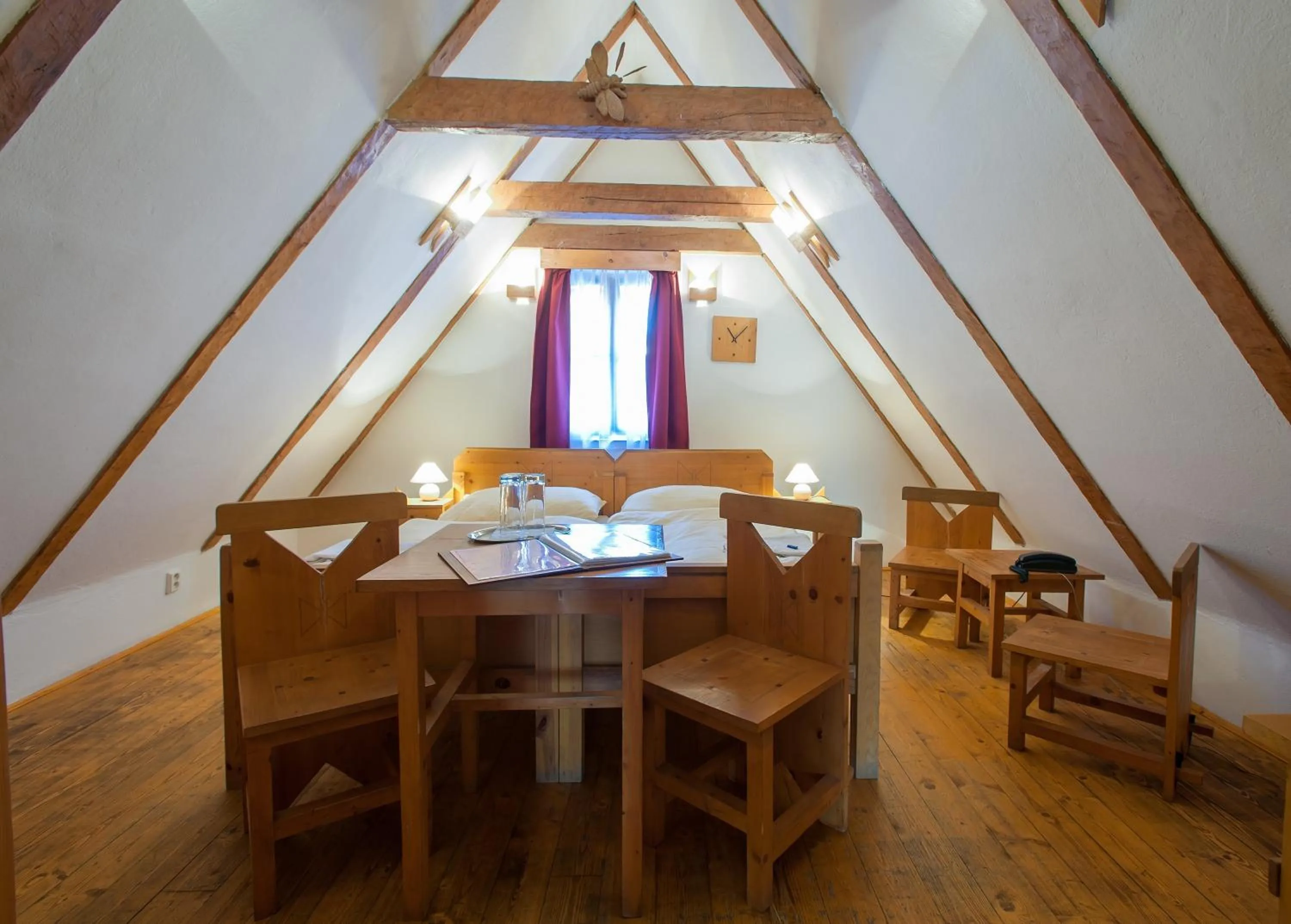 Bed in Hotel U Malého Vitka