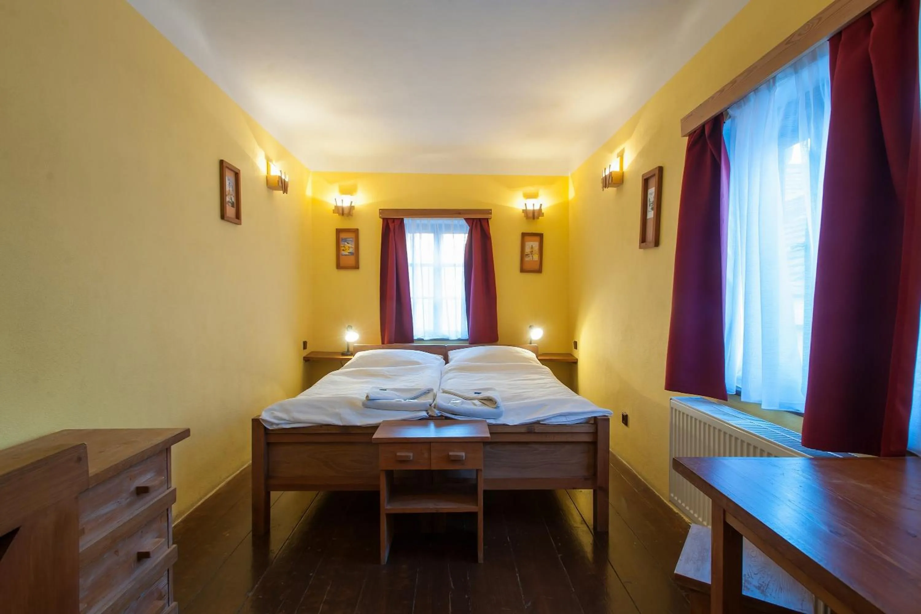 Bed in Hotel U Malého Vitka