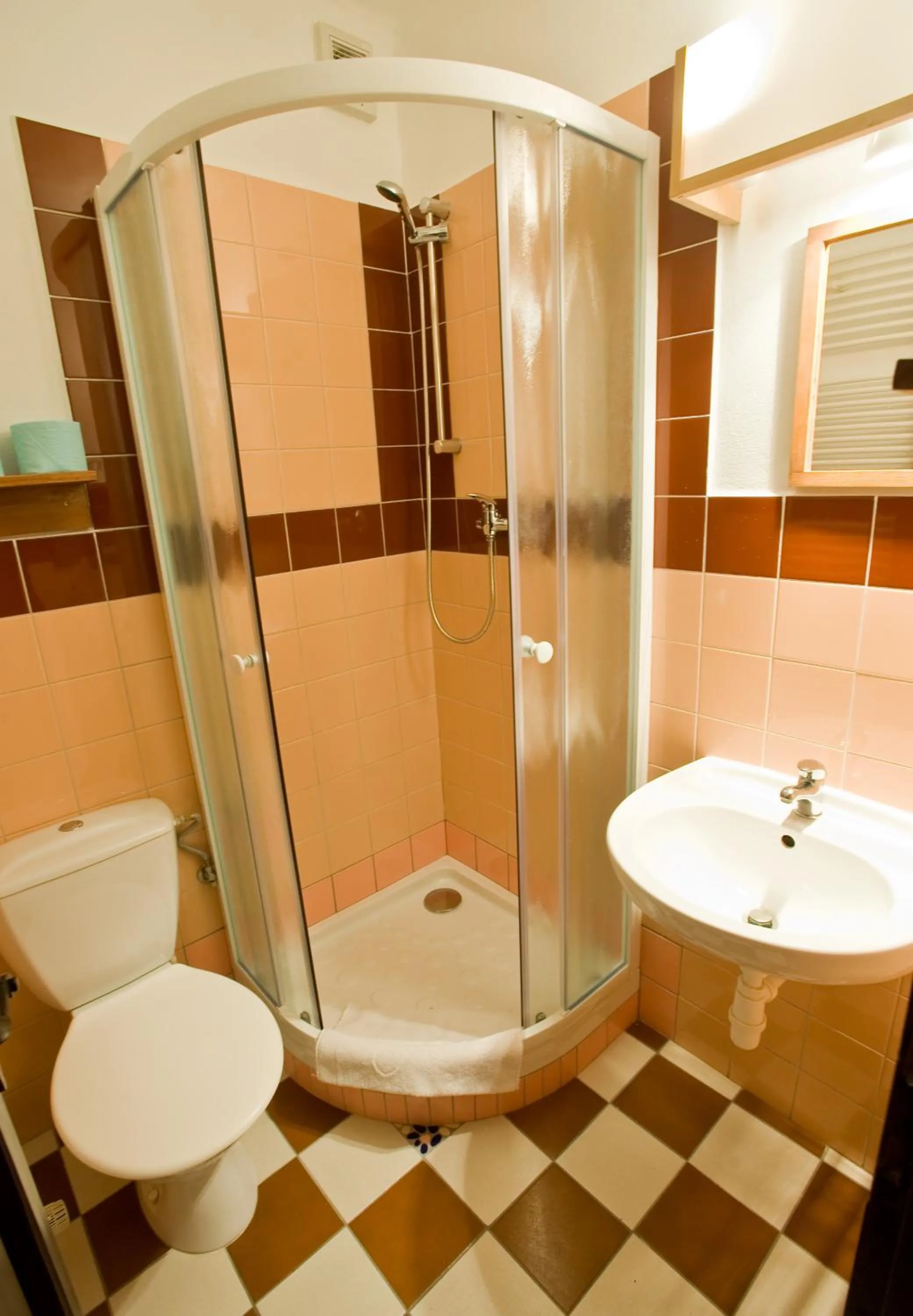 Bathroom in Hotel U Malého Vitka