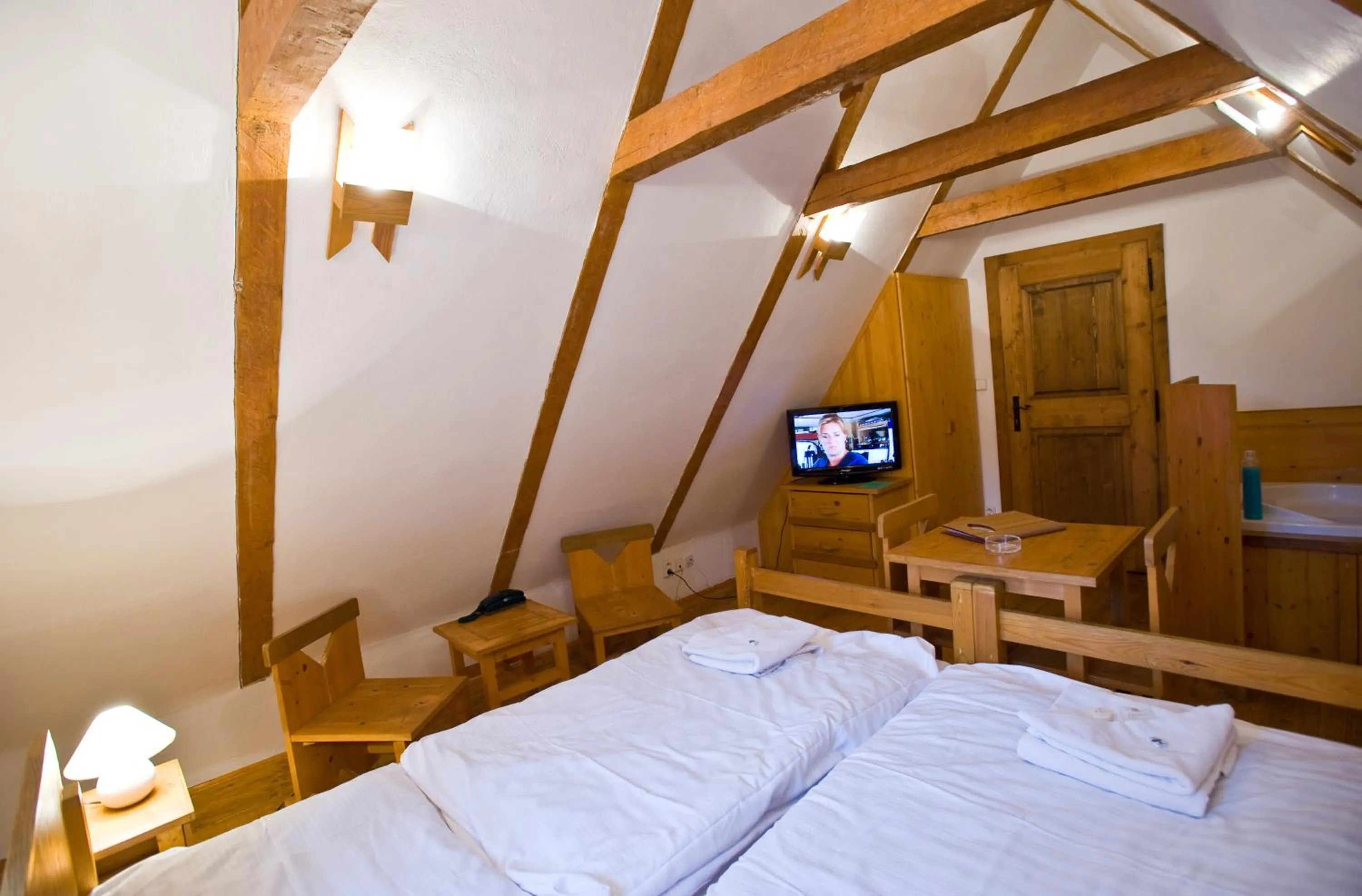 Photo of the whole room, Bed in Hotel U Malého Vitka