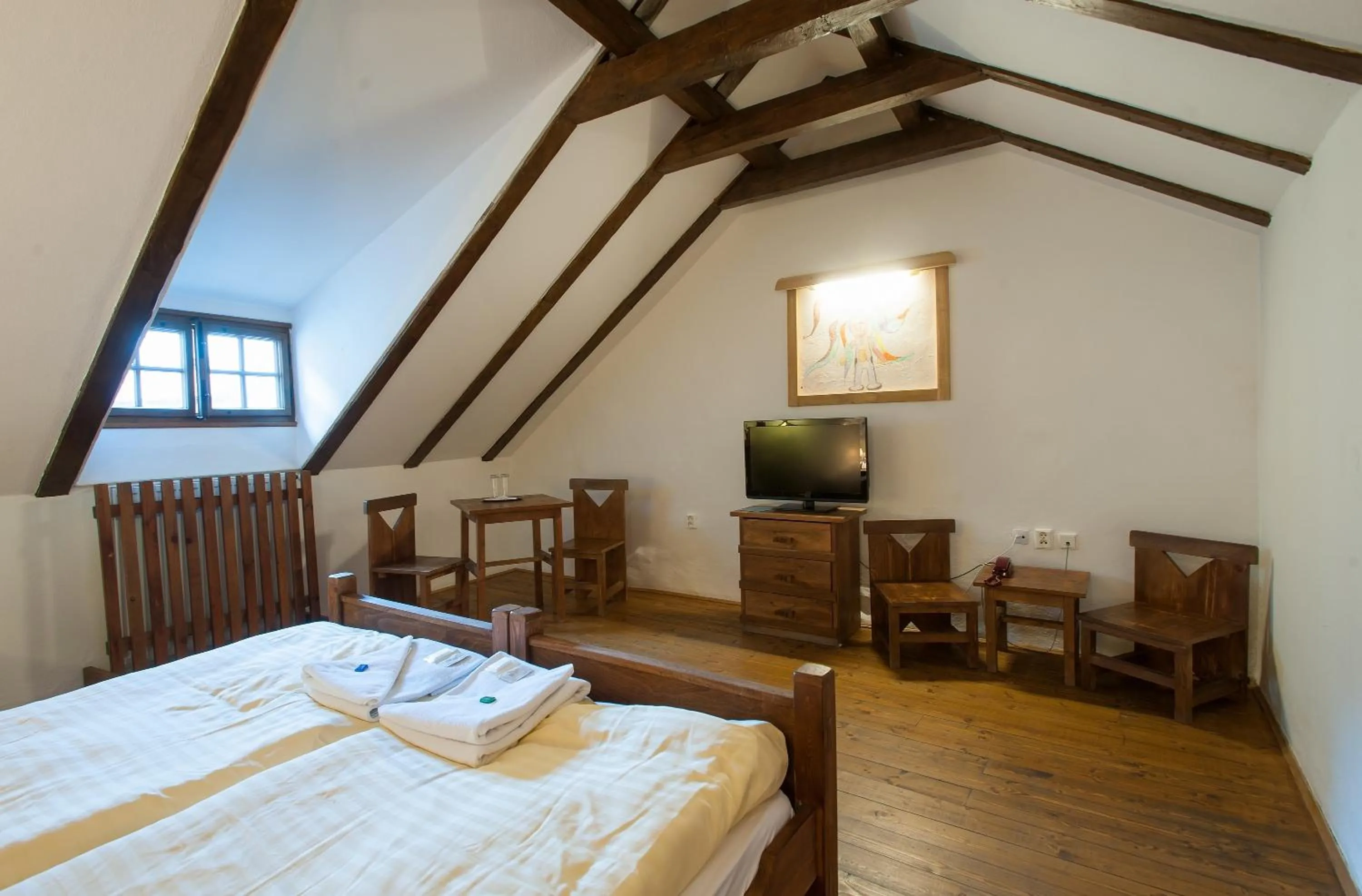 Bed in Hotel U Malého Vitka