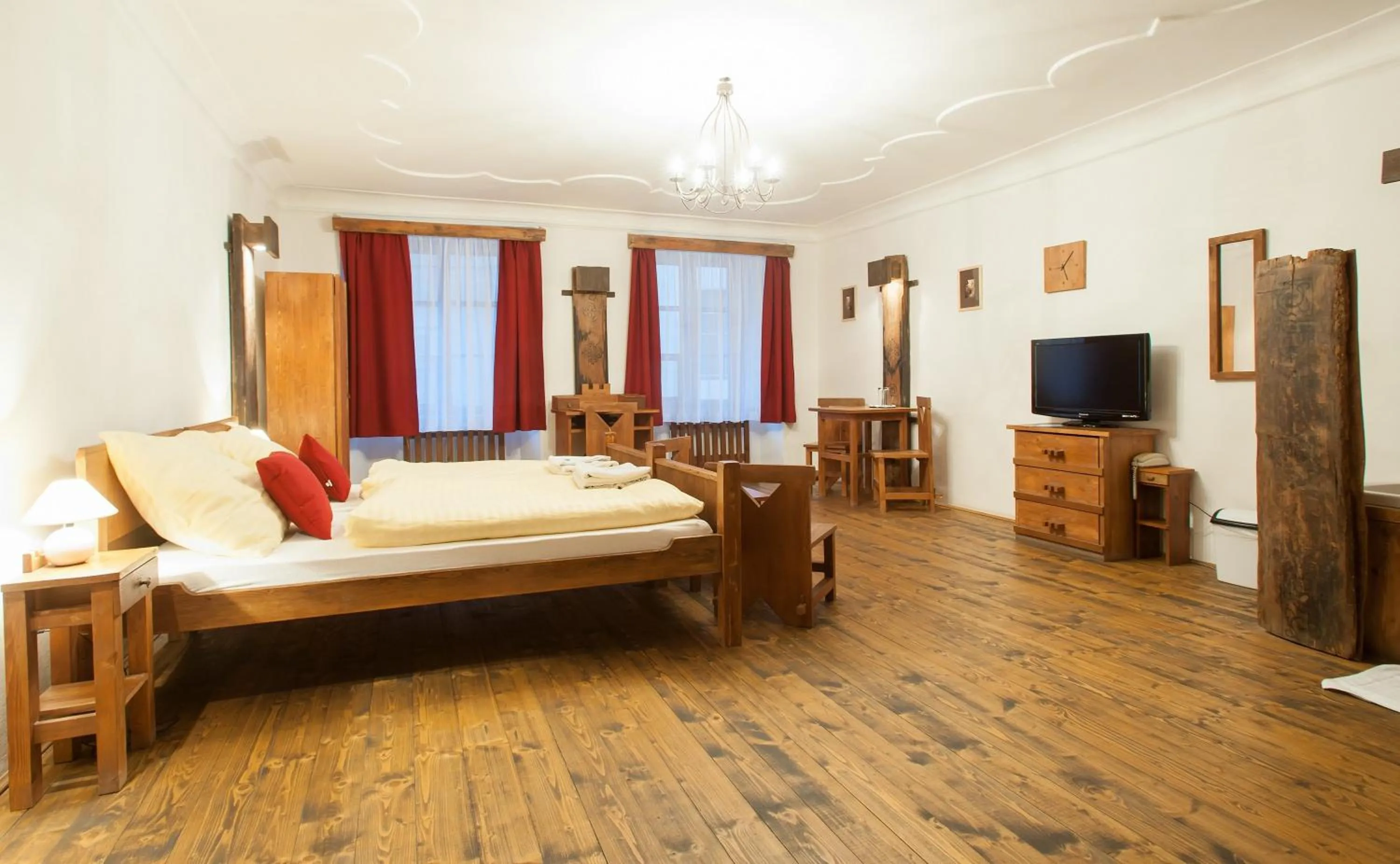 Bed in Hotel U Malého Vitka