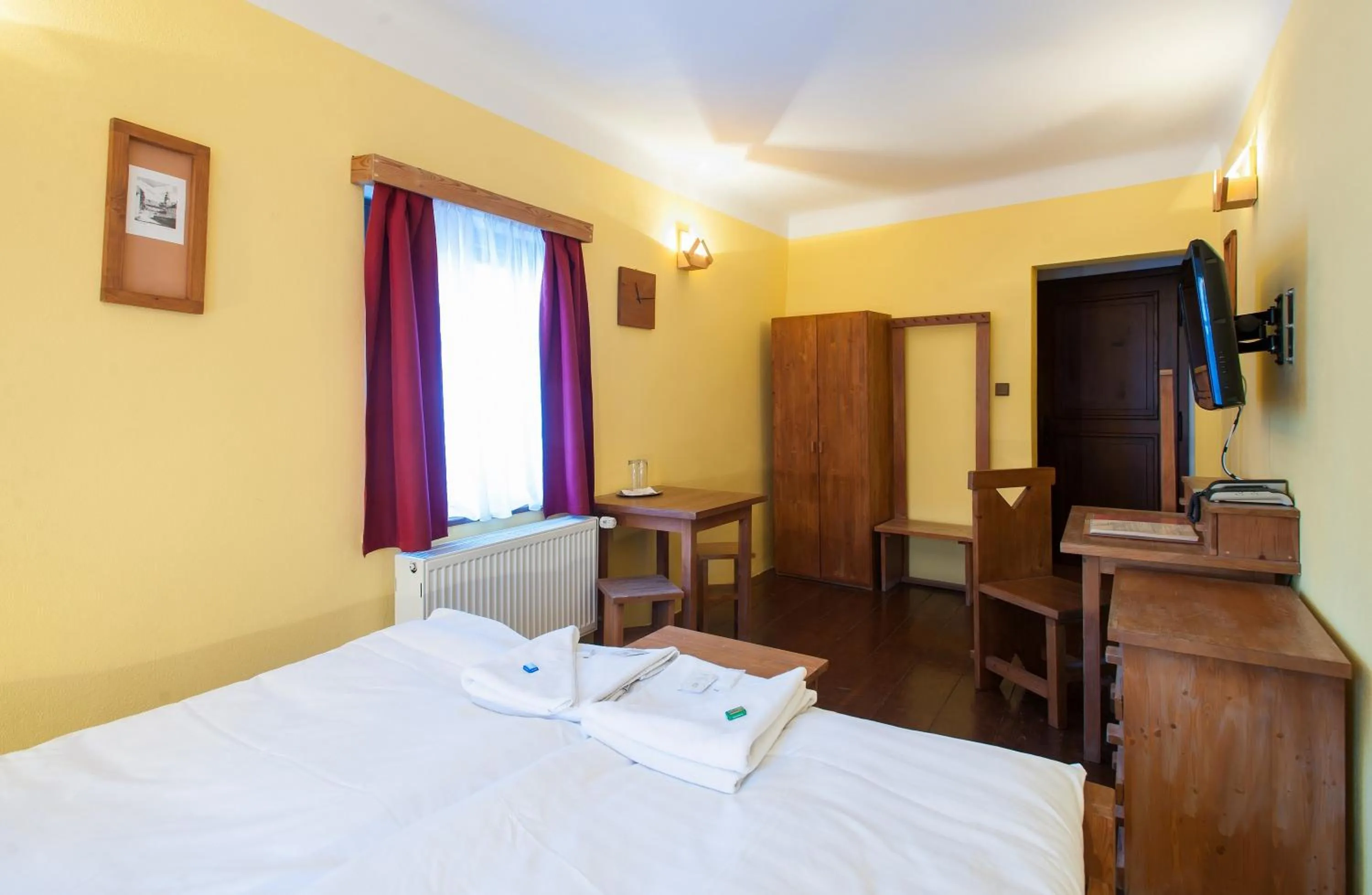 Bed in Hotel U Malého Vitka