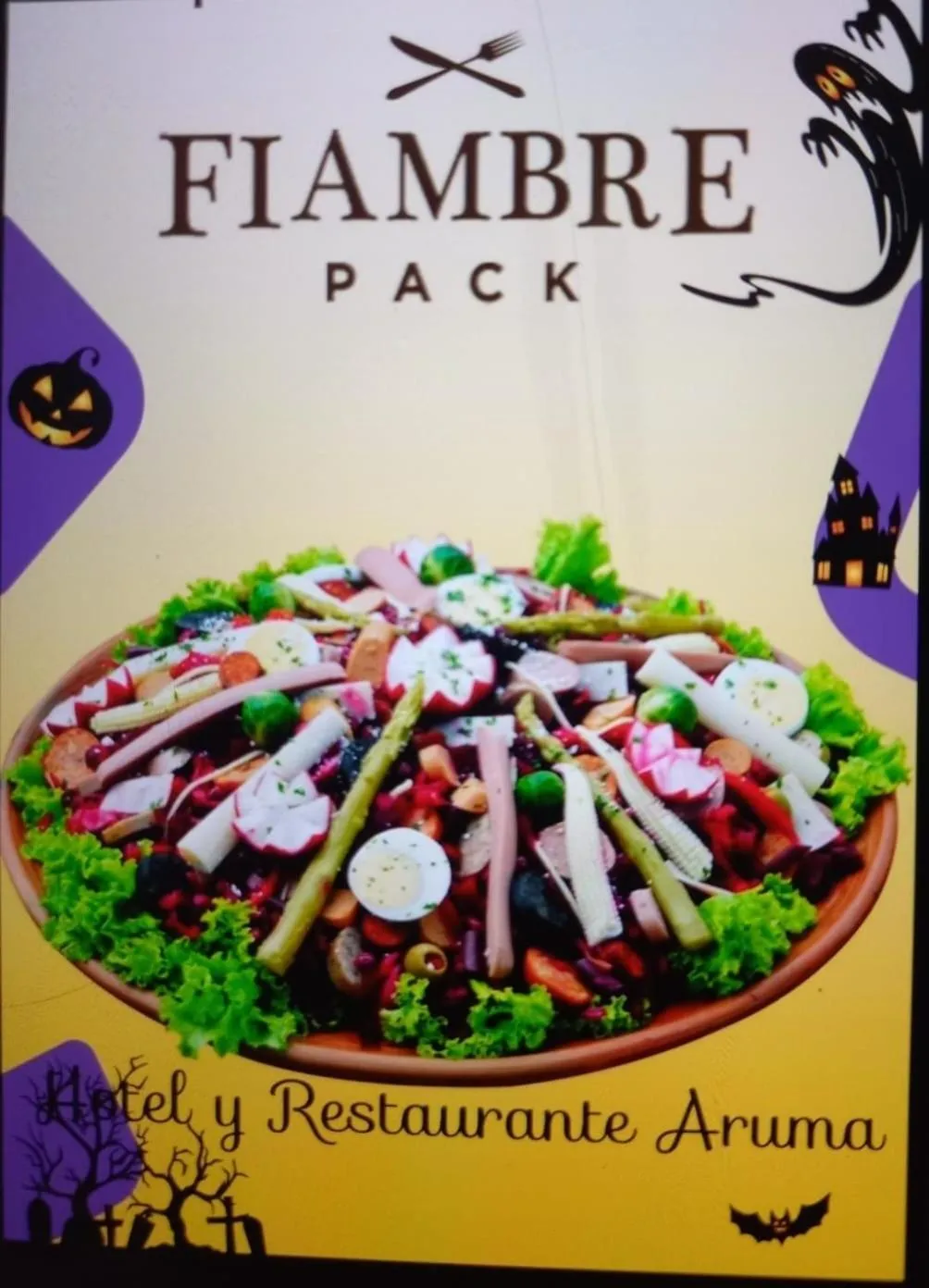 Food and drinks in Hotel Aruma