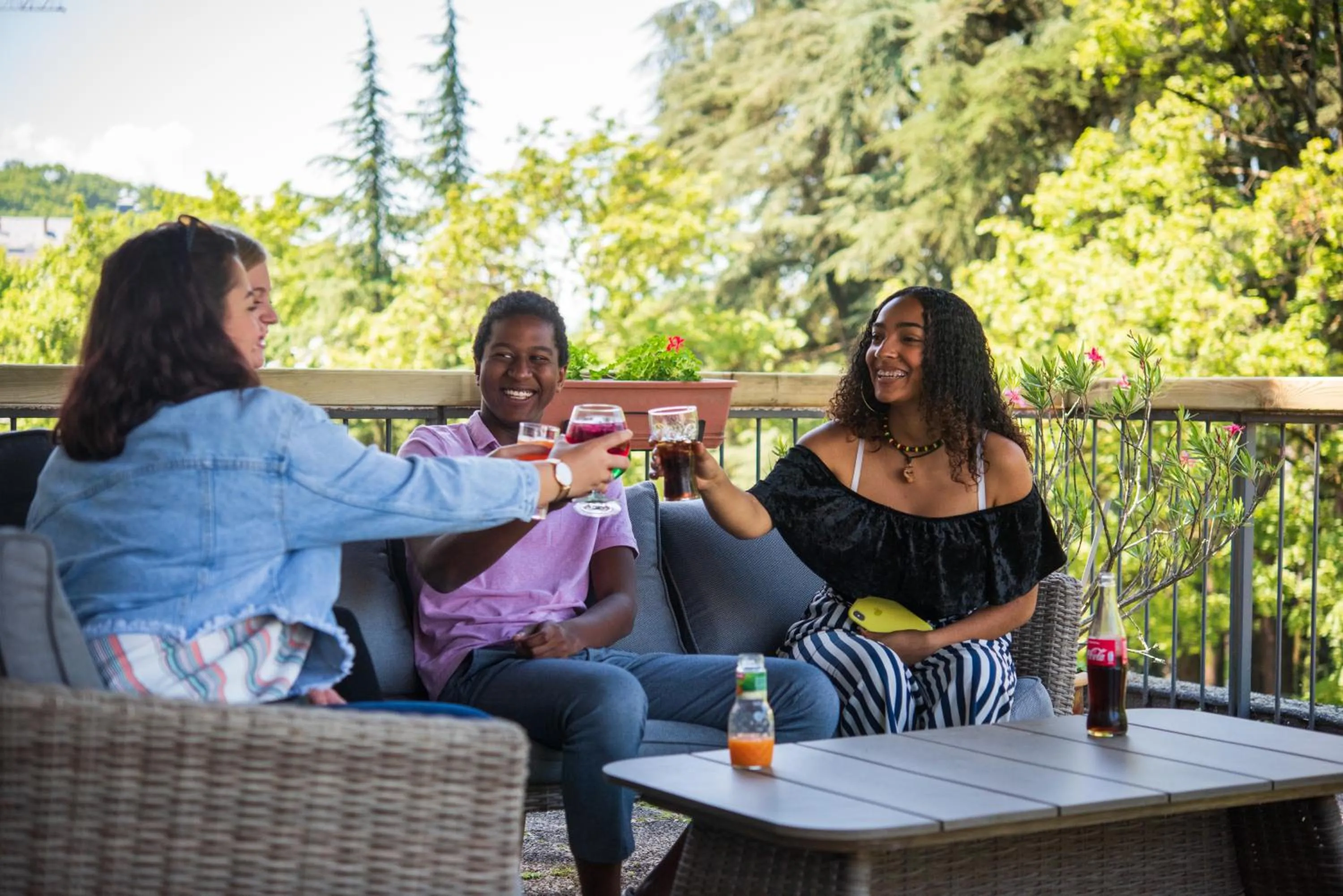 Balcony/Terrace in Hôtel des Bains