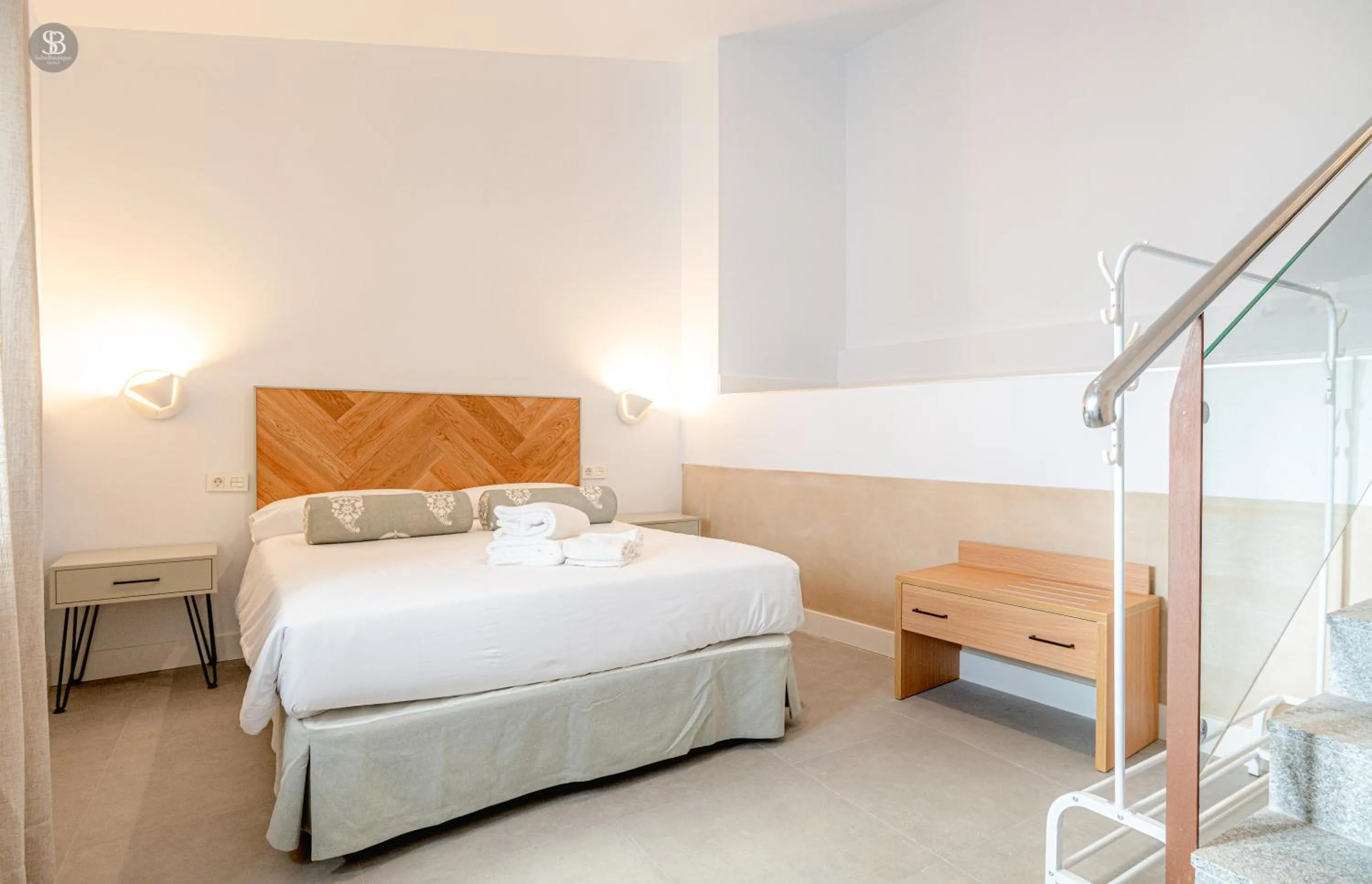 Bed in Apartamentos Soho Boutique Plaza Mayor Caceres