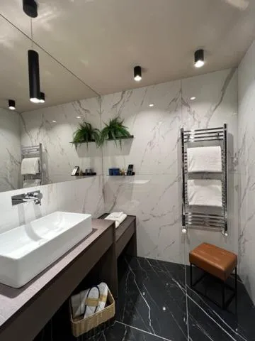 Shower in Hotel Motel Top