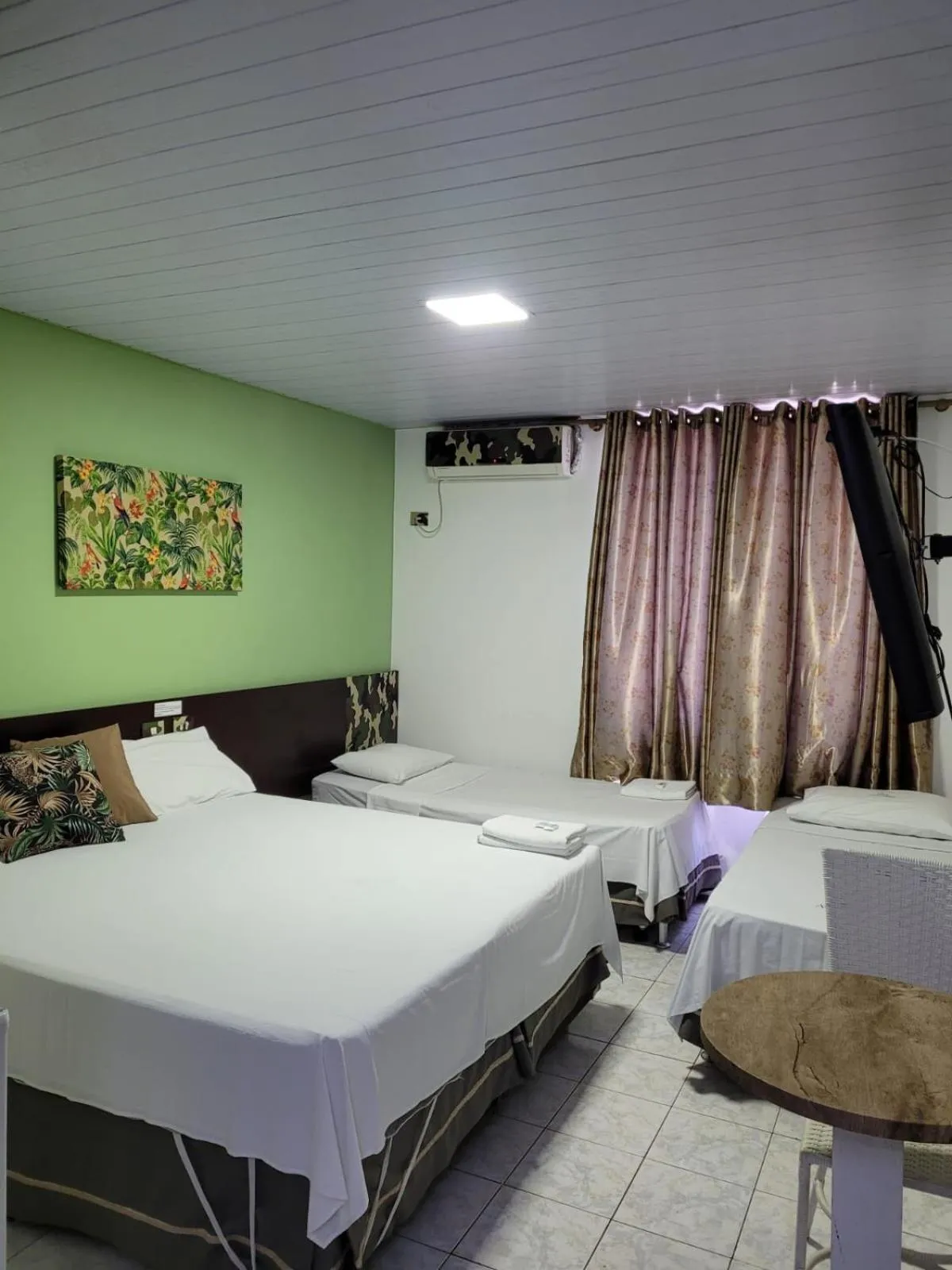 Bed in Aton Plaza Hotel