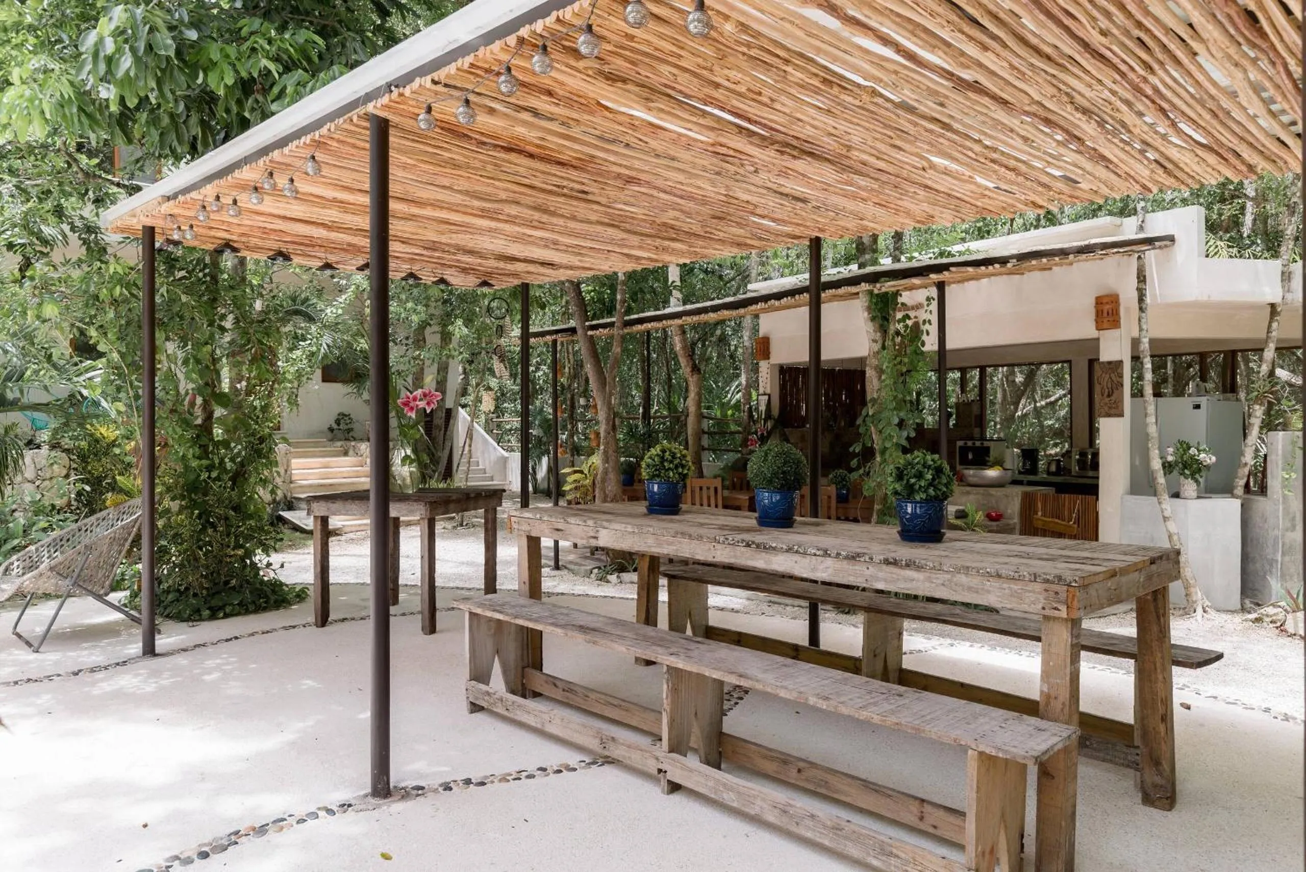 Dining area in Cachito de Cielo Luxury Jungle Lodge