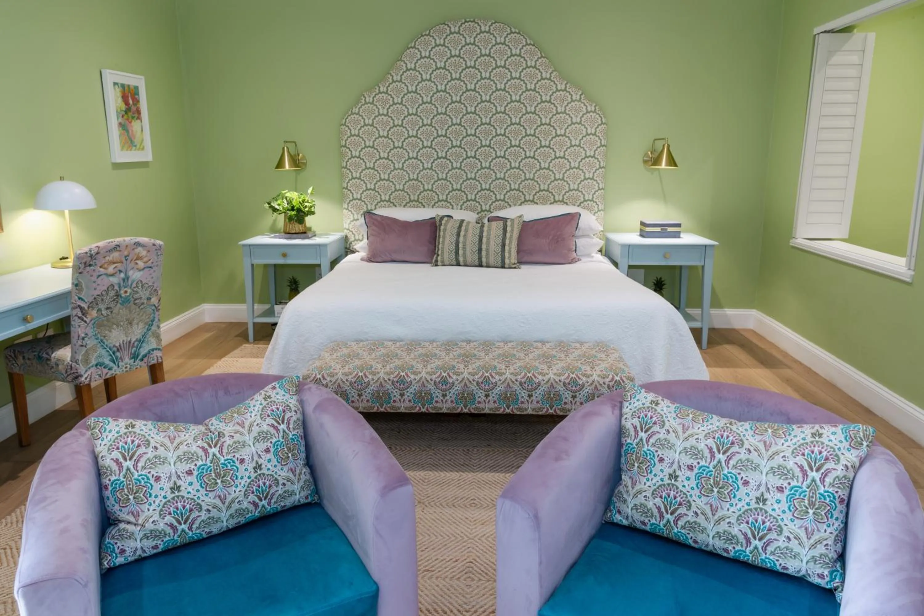 Photo of the whole room, Bed in Last Word Franschhoek