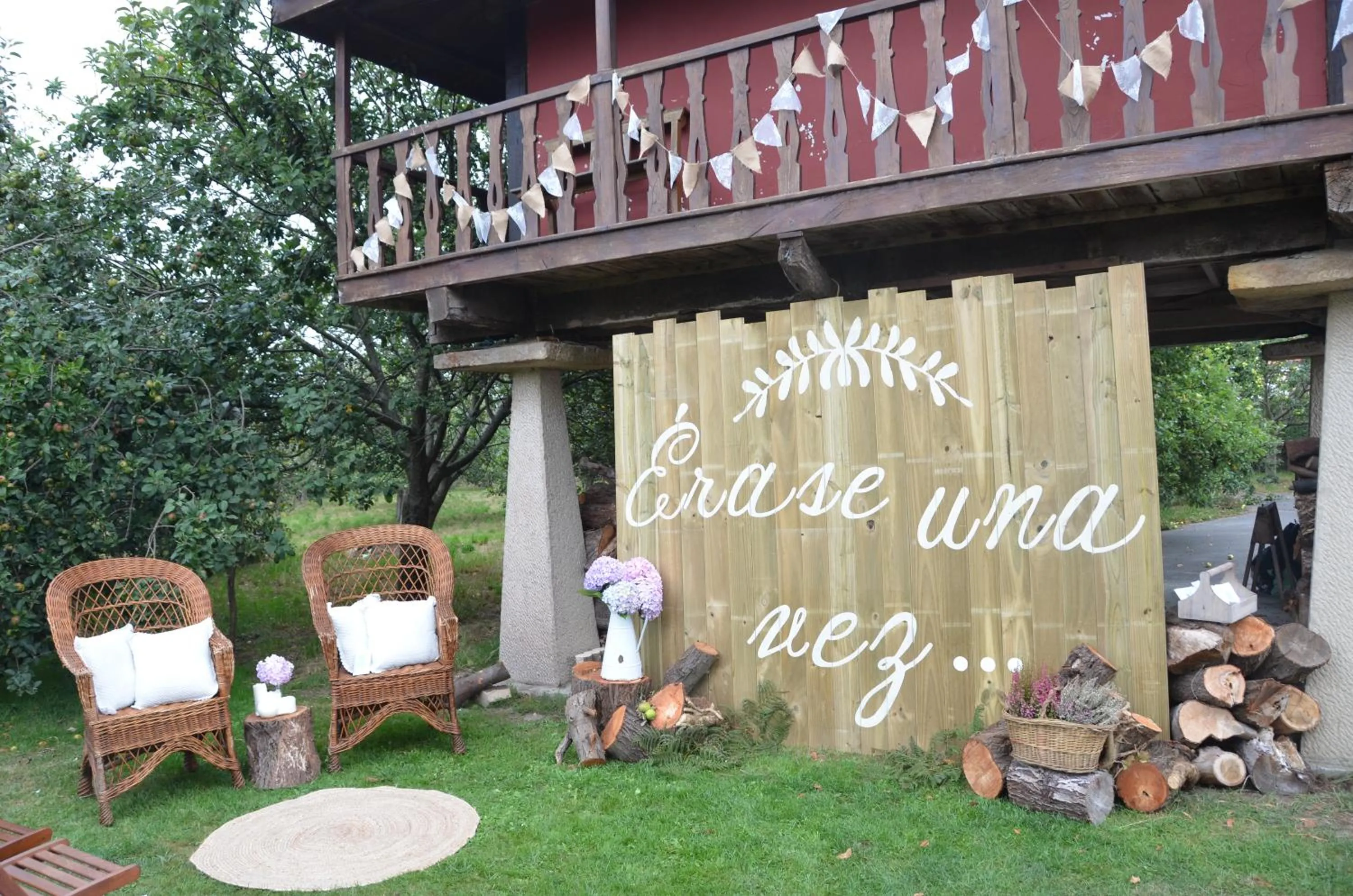 Patio in Hotel Casona De Tresali
