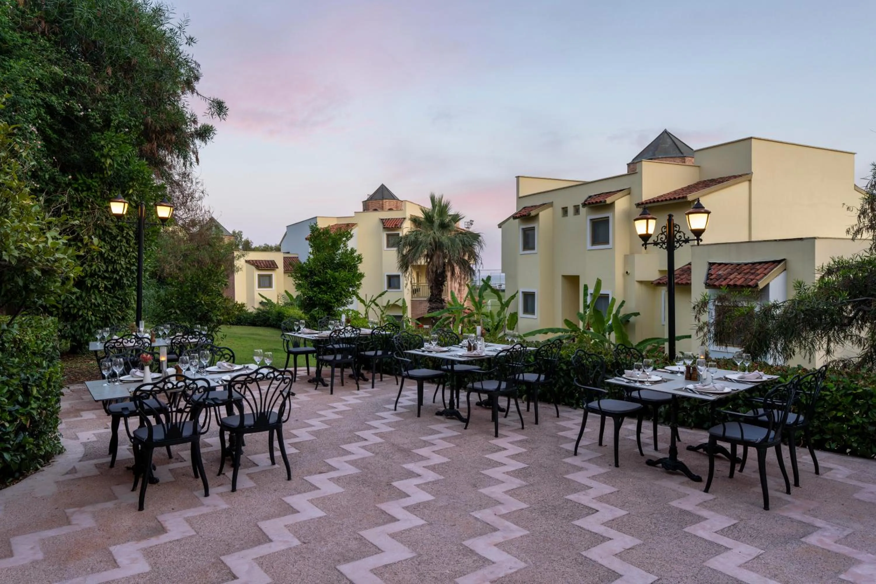 Patio in Limak Arcadia Sport Resort Belek