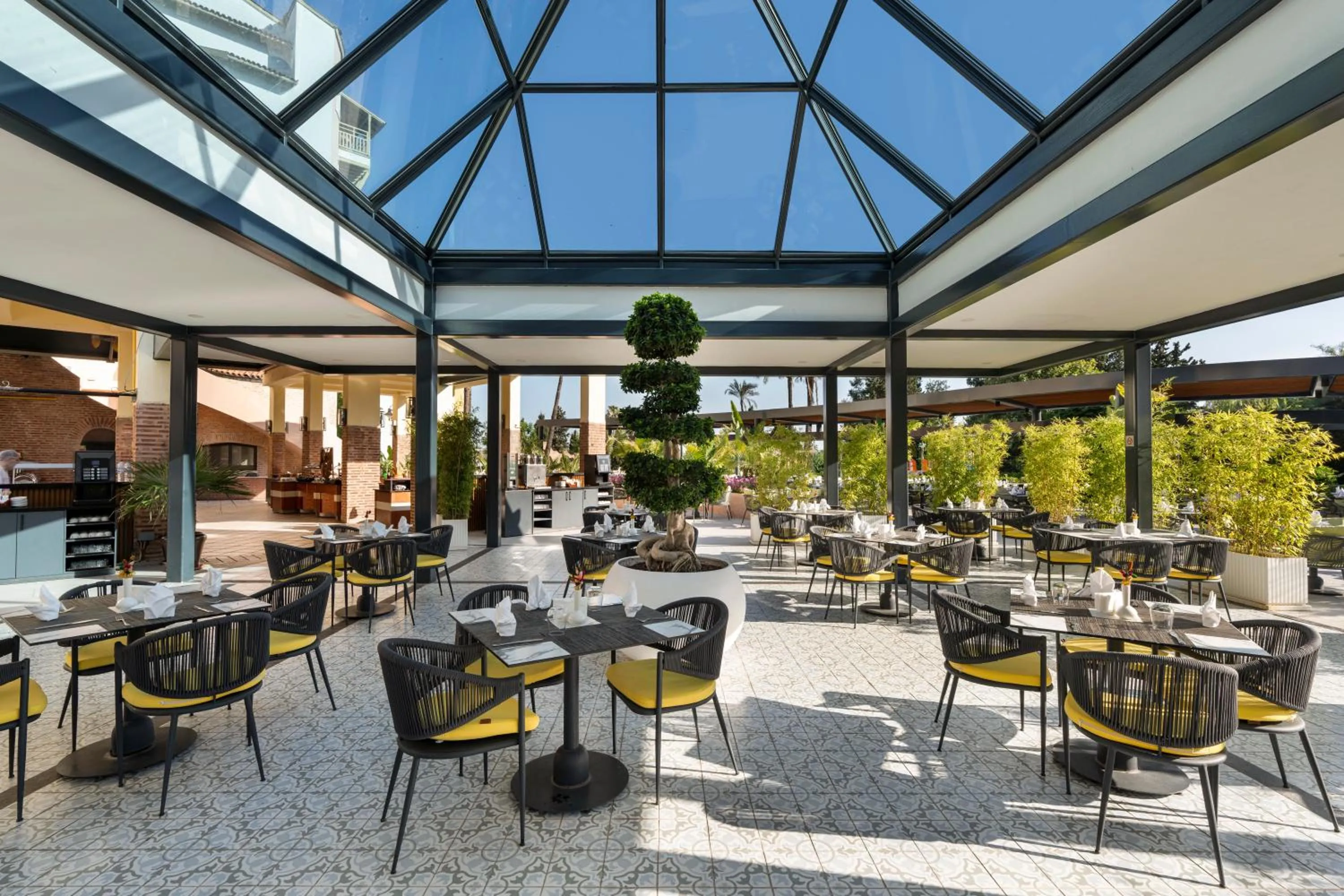 Patio in Limak Arcadia Sport Resort Belek