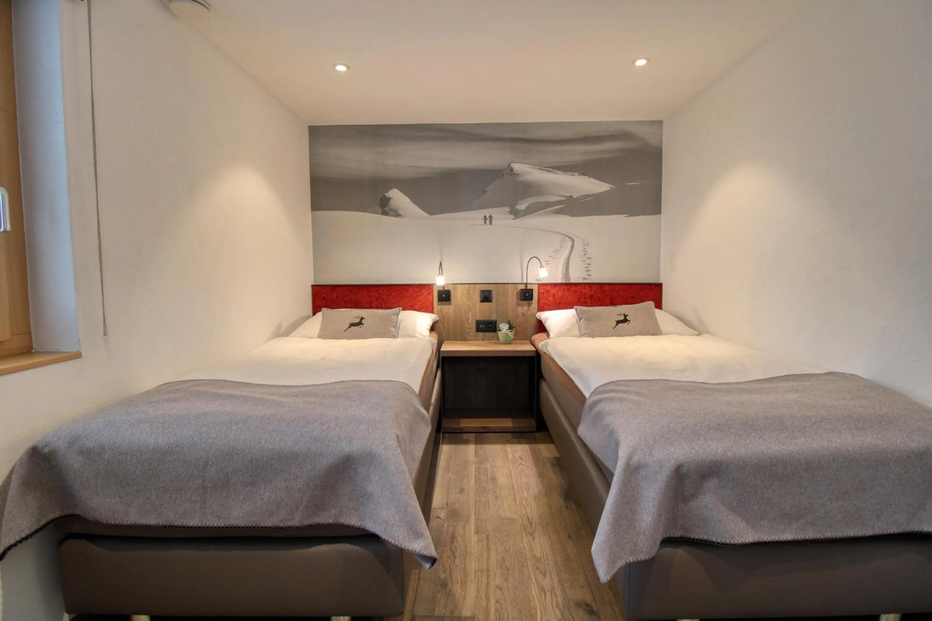 Bed in Chalet Abacus