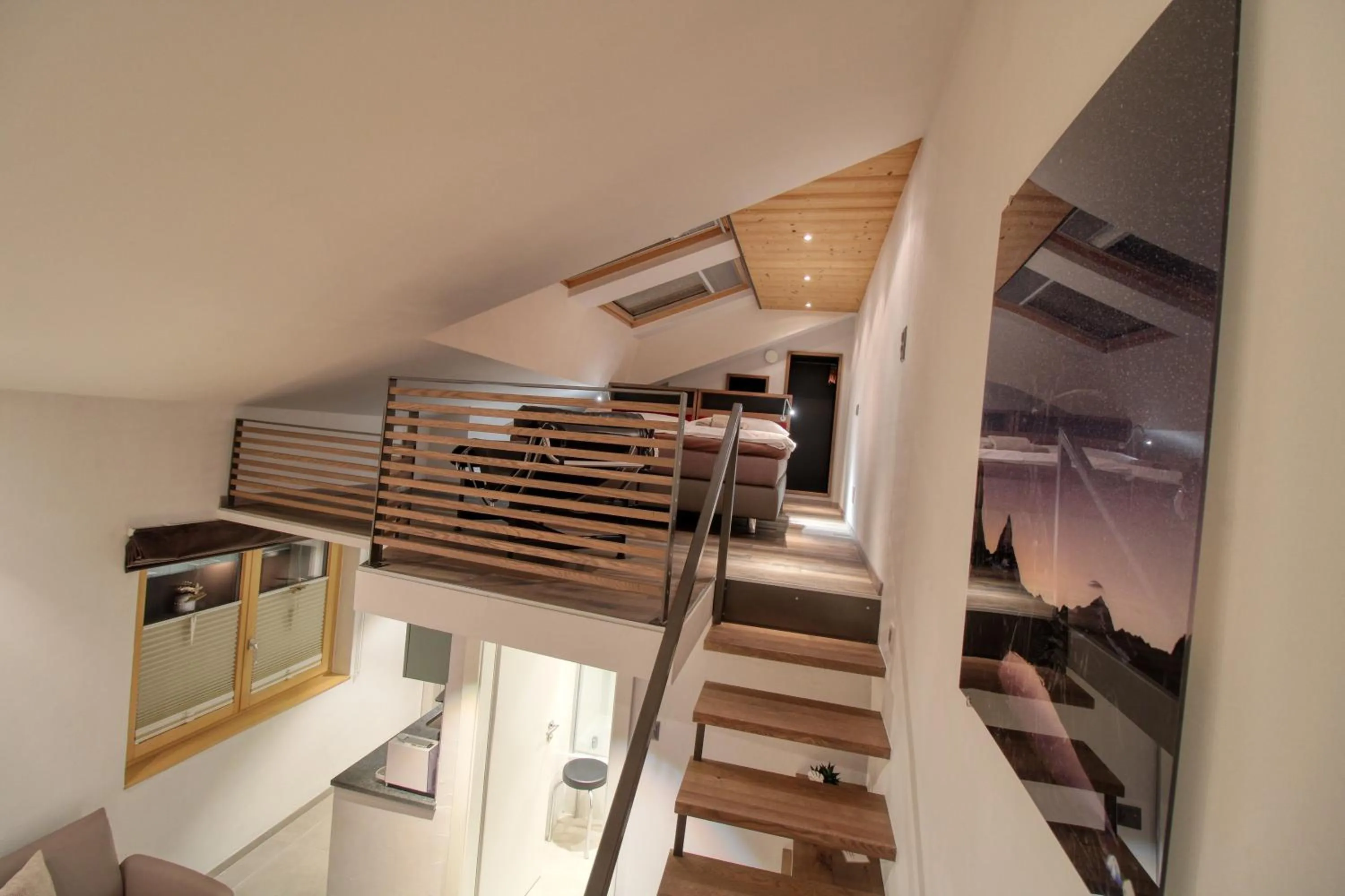 Living room in Chalet Abacus