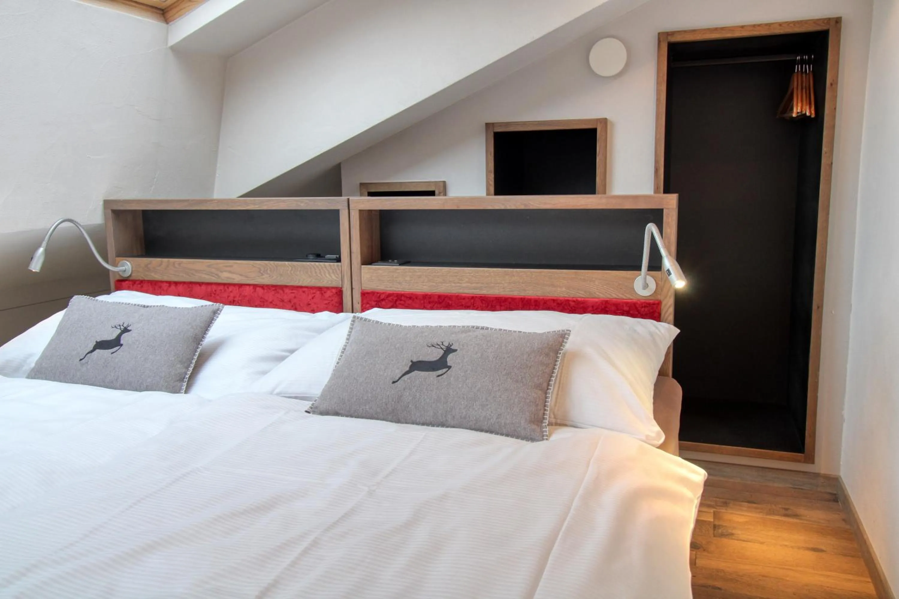 Bed in Chalet Abacus