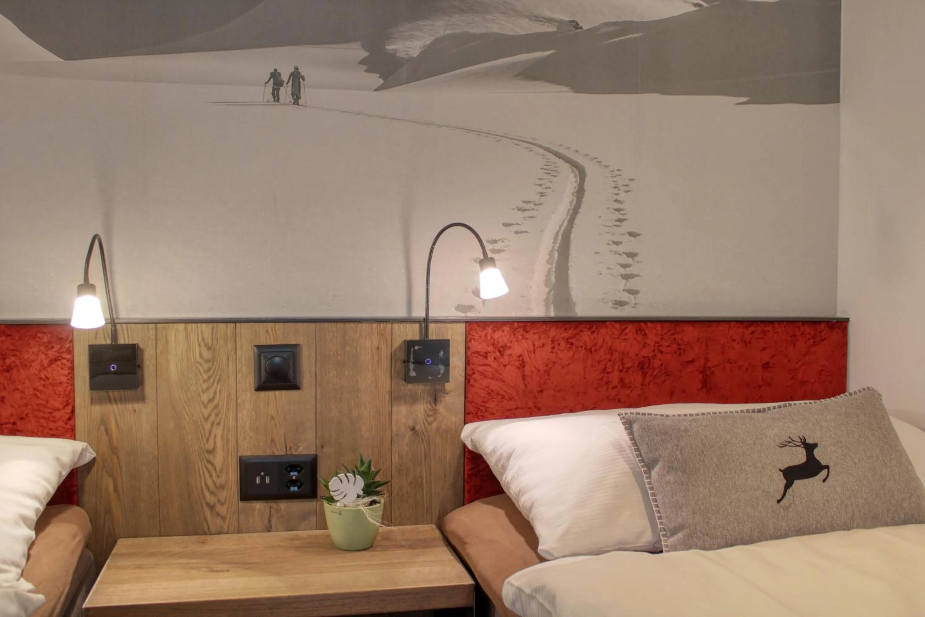 Bed in Chalet Abacus