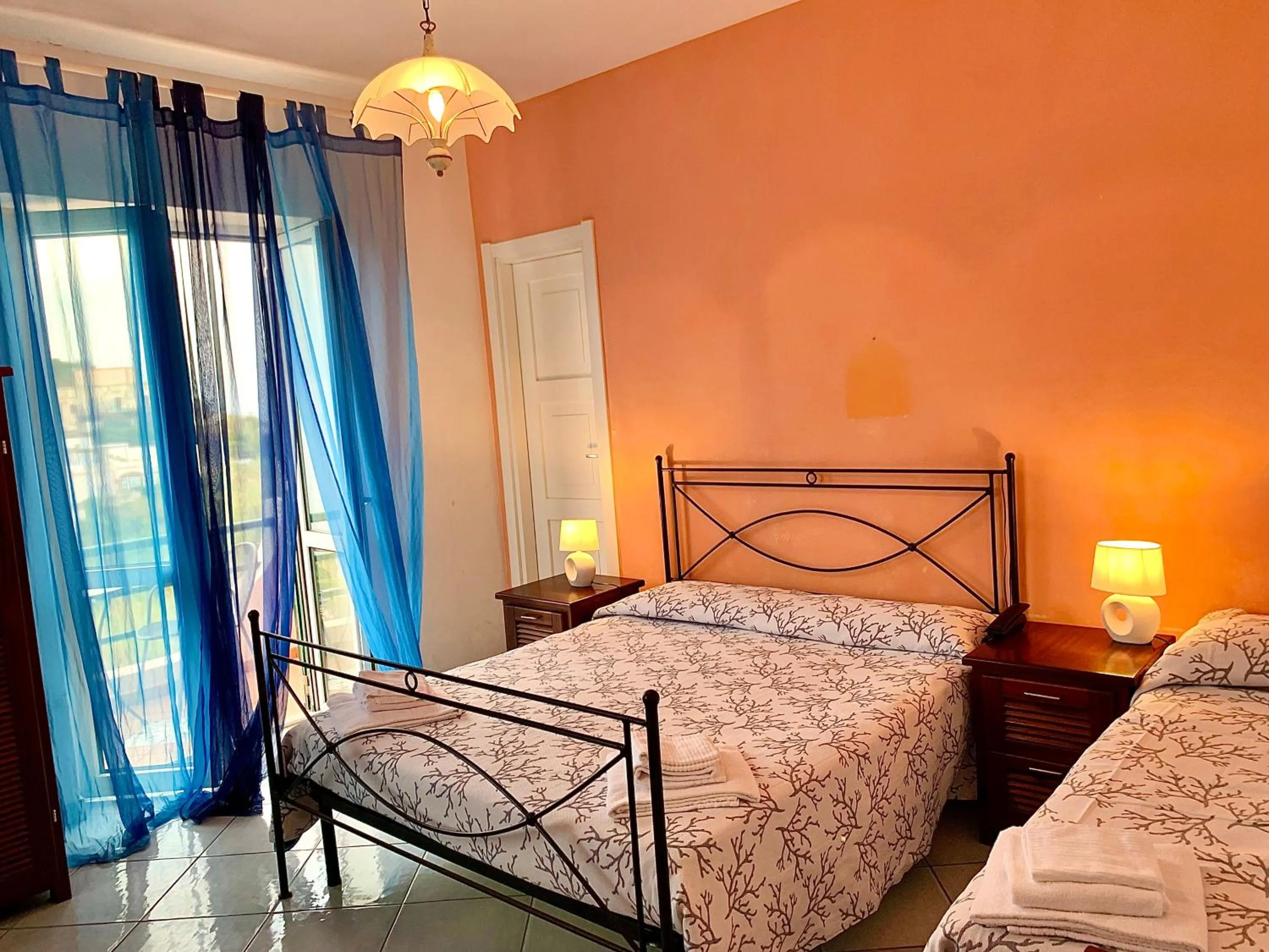 Bed in Hotel Ortensia