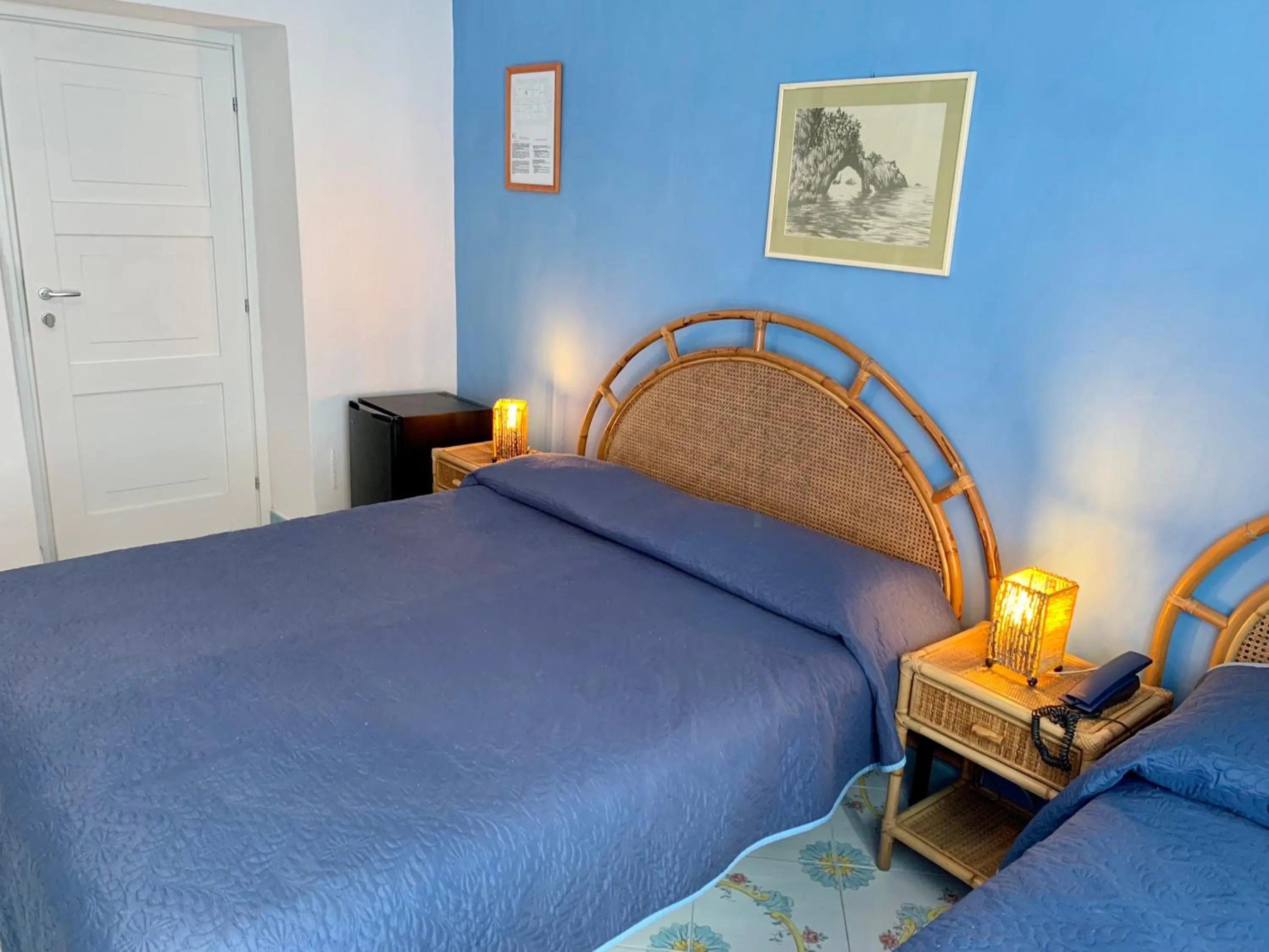 Bed in Hotel Ortensia