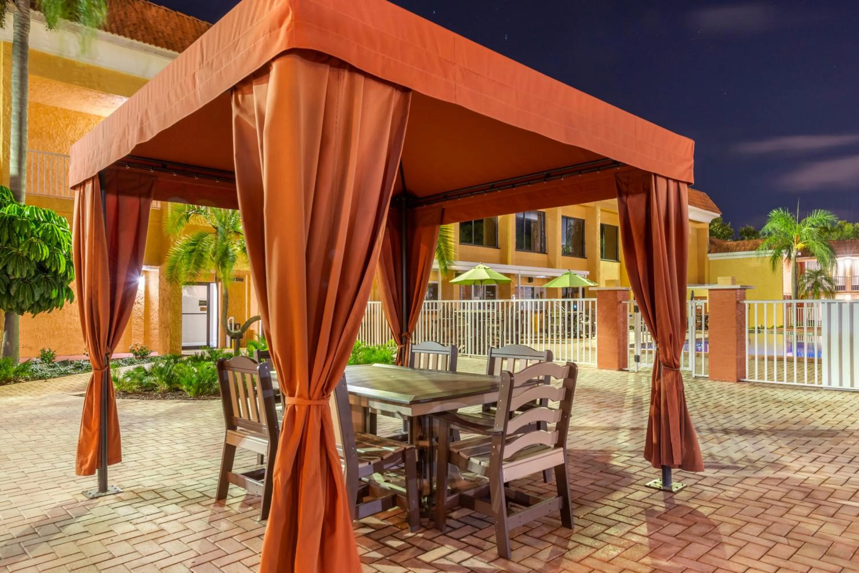 Patio in Quality Inn & Suites Conference Center