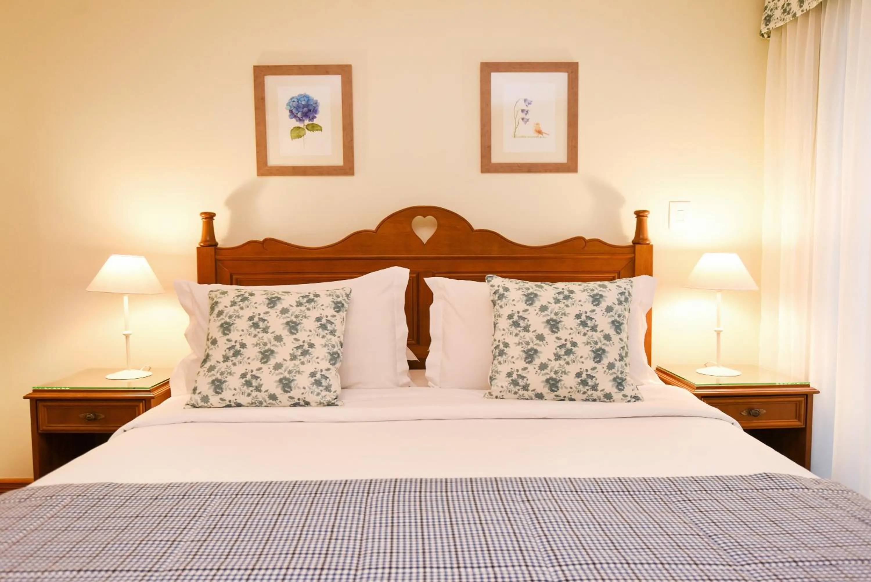 Bed in Hotel das Hortênsias