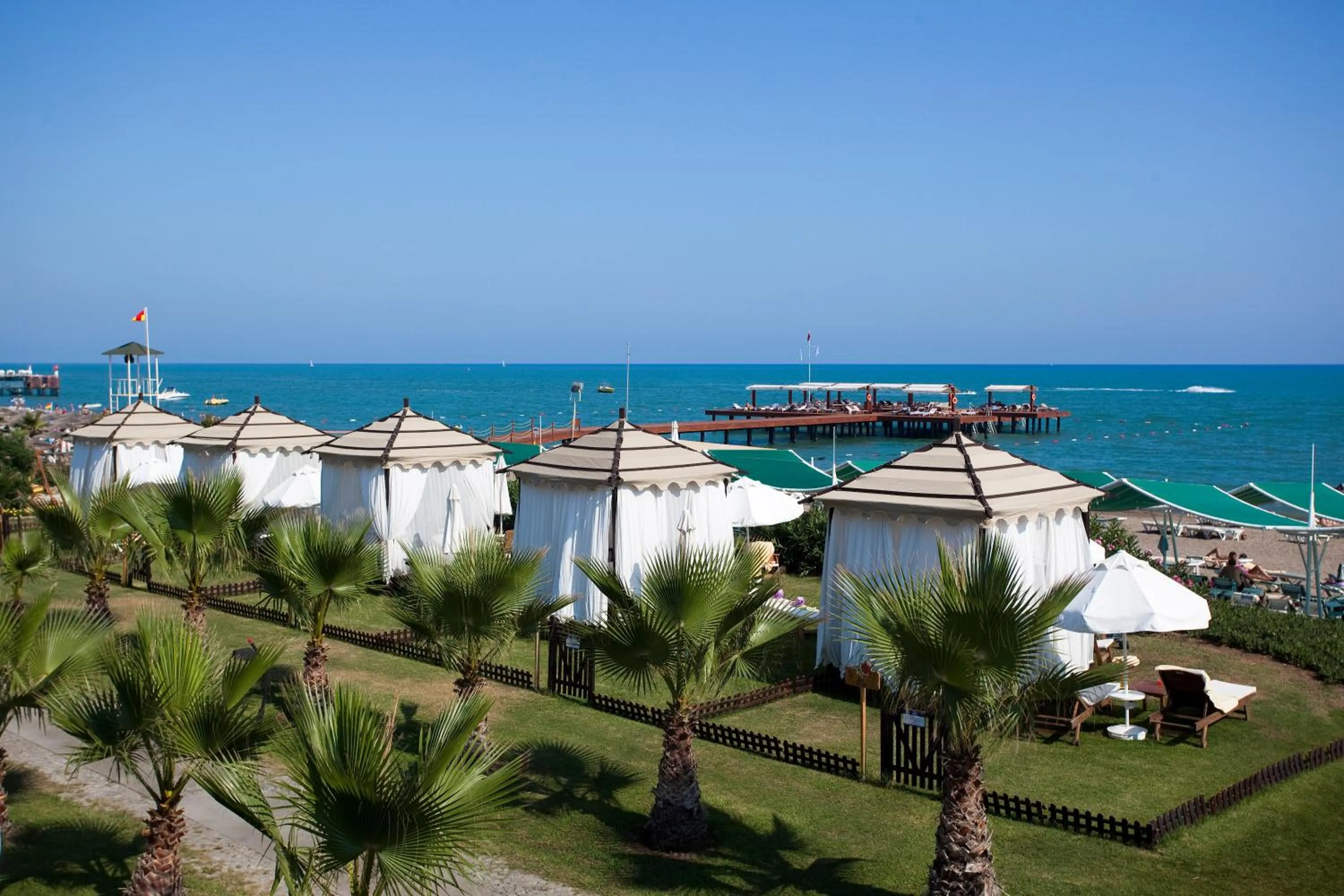 Beach in Limak Atlantis Deluxe Hotel Belek