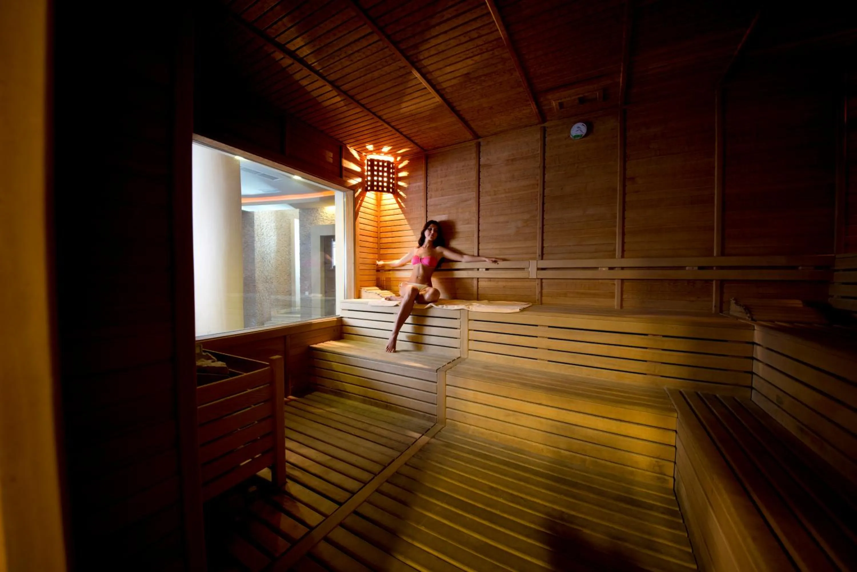 Sauna in Limak Atlantis Deluxe Hotel Belek