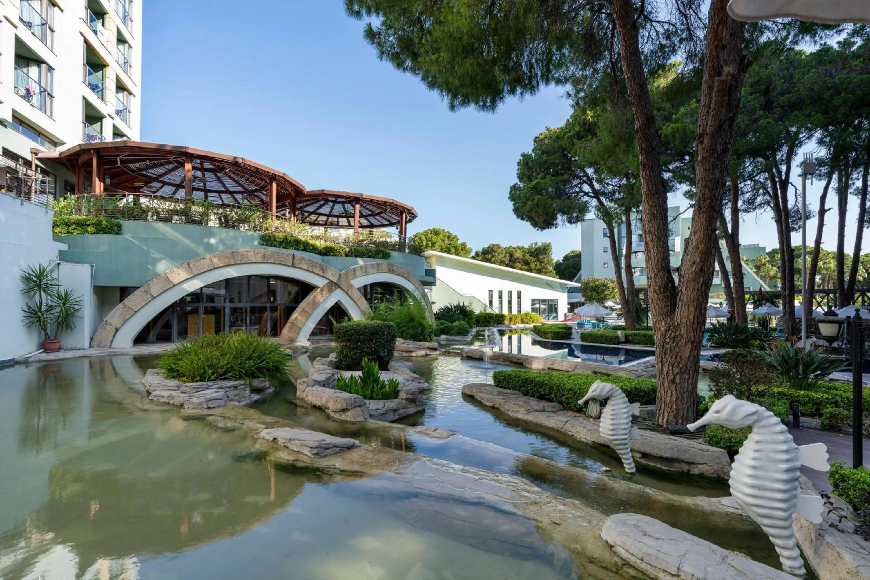 Property building in Limak Atlantis Deluxe Hotel Belek