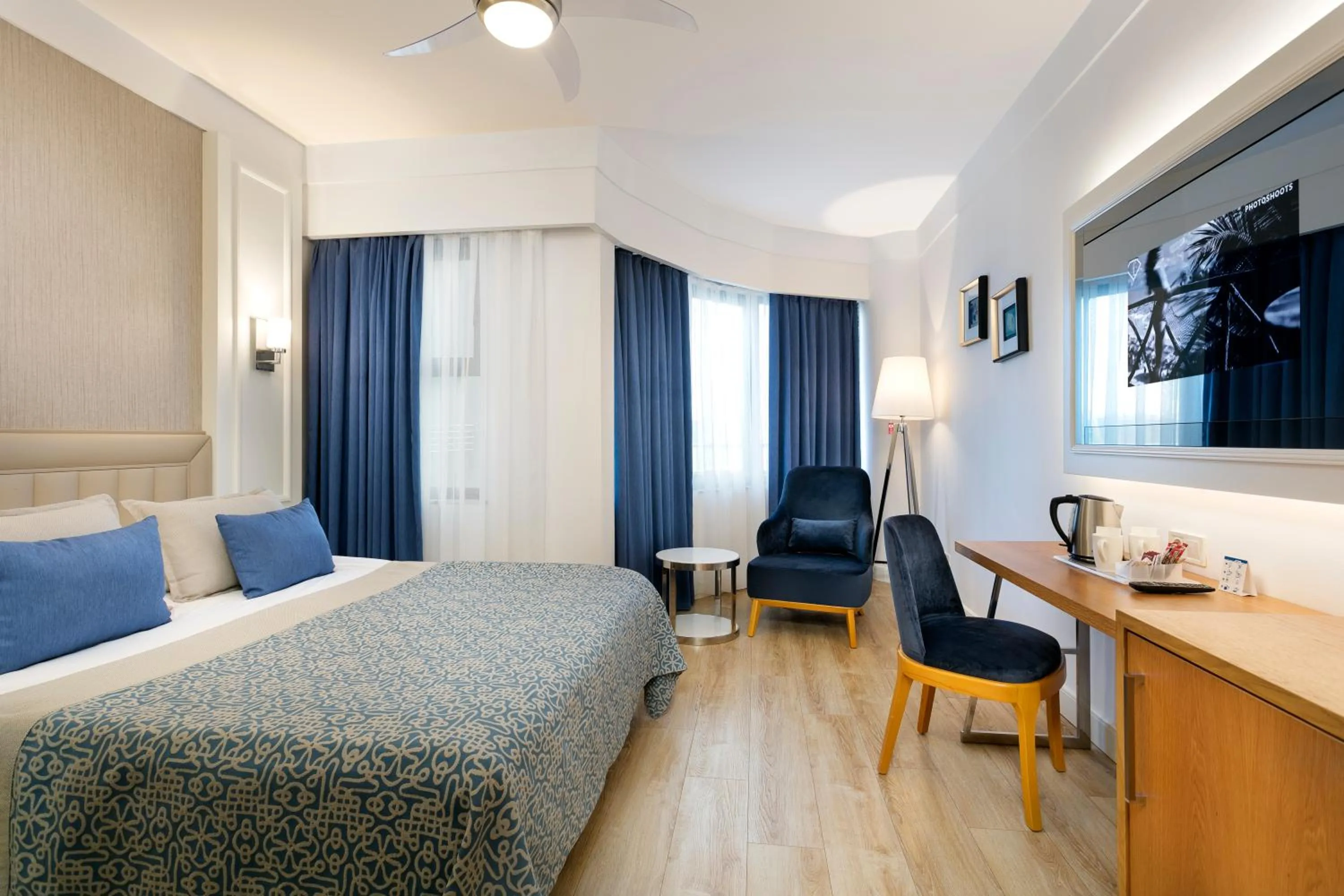 Bed in Limak Atlantis Deluxe Hotel Belek