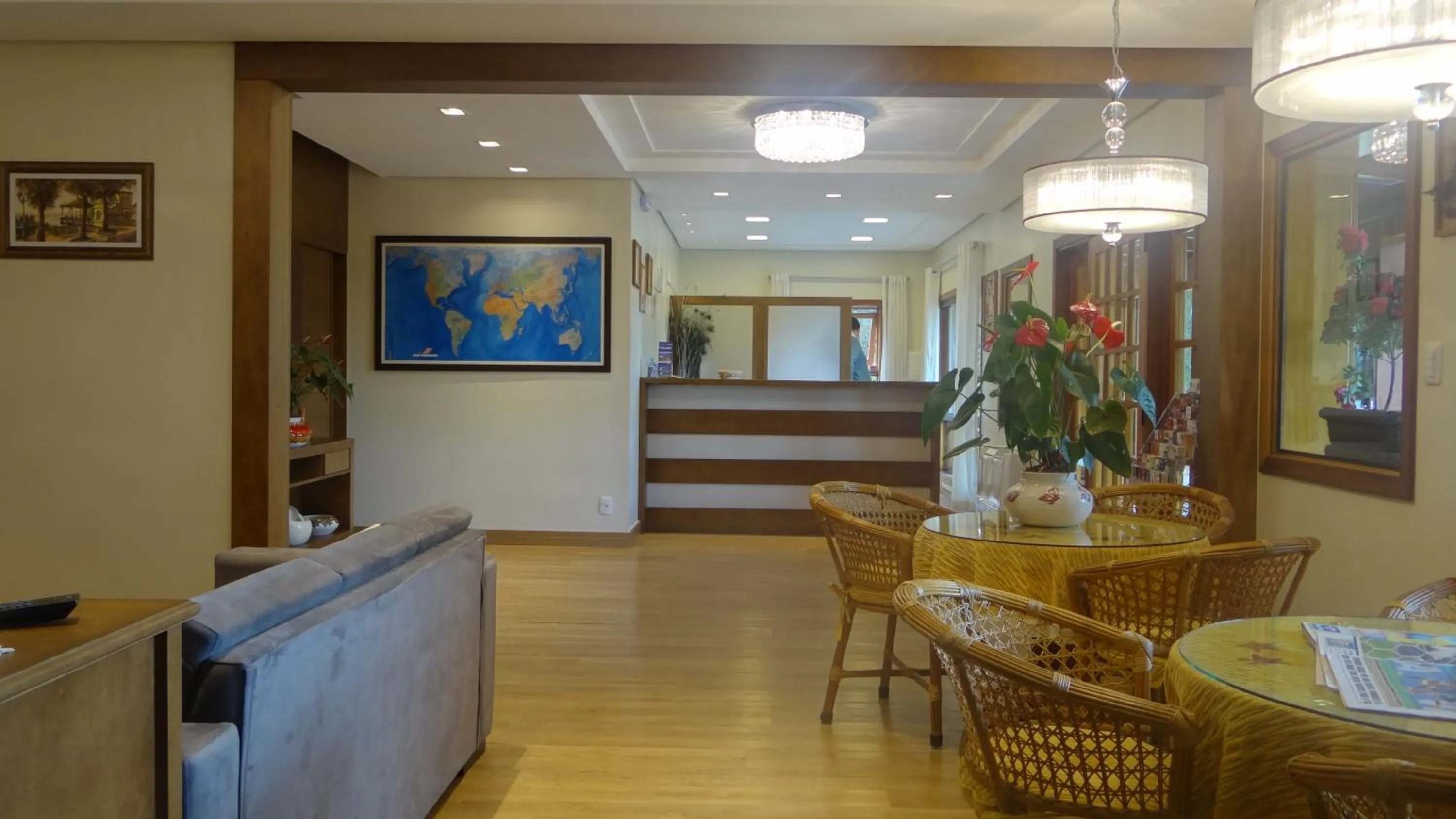 Lobby or reception in Hotel Azaleia