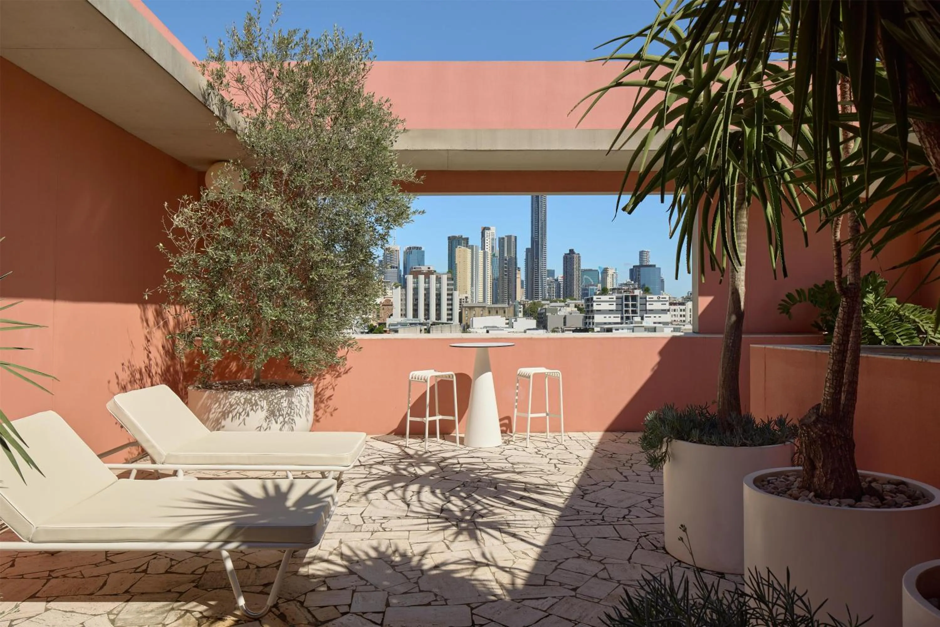 Bedroom in The Calile Hotel
