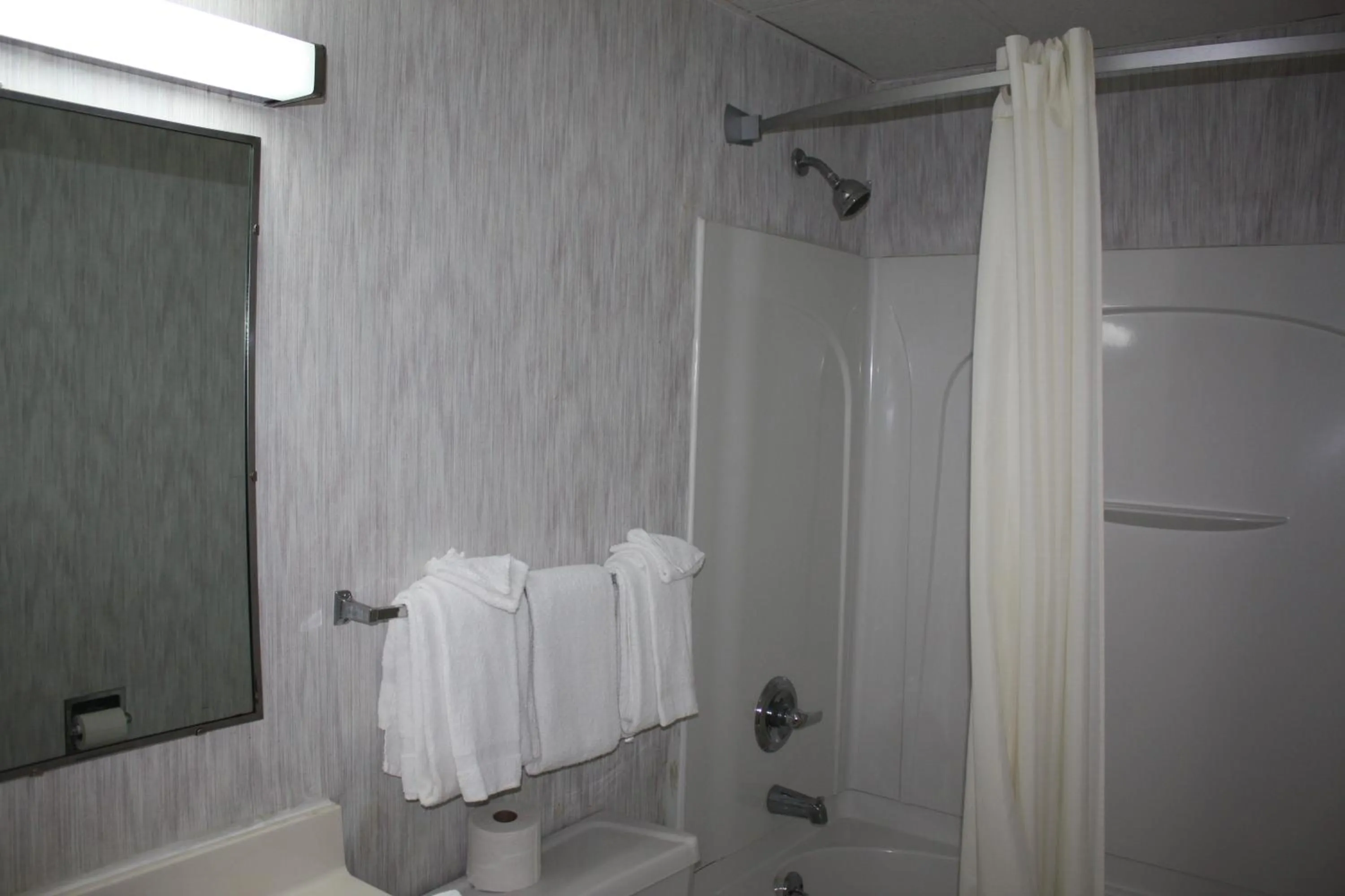 Bathroom in Super 8 by Wyndham West Haven